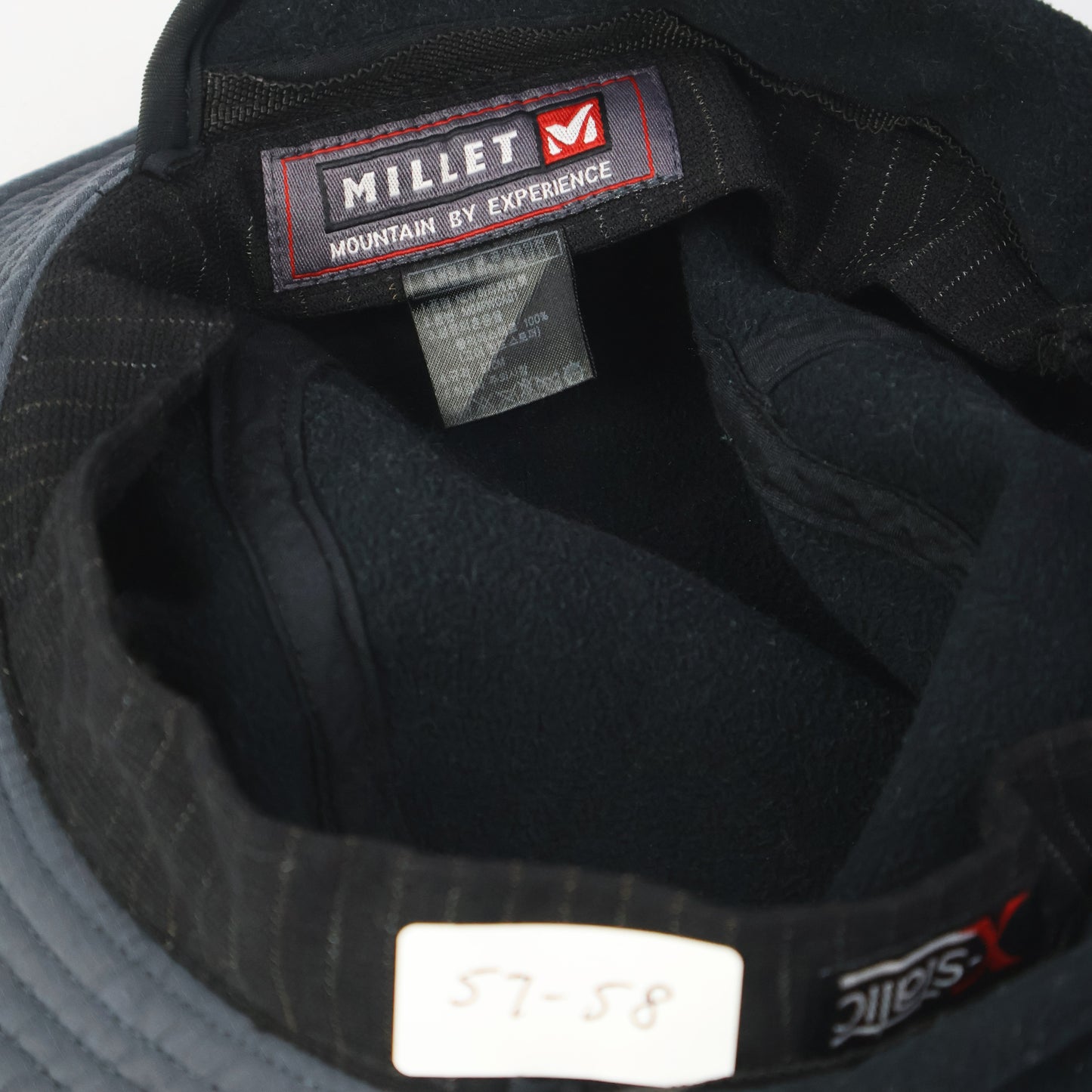 MILLET Fleece-Lined Ear Flap Hat - Charcoal (57-58cm)