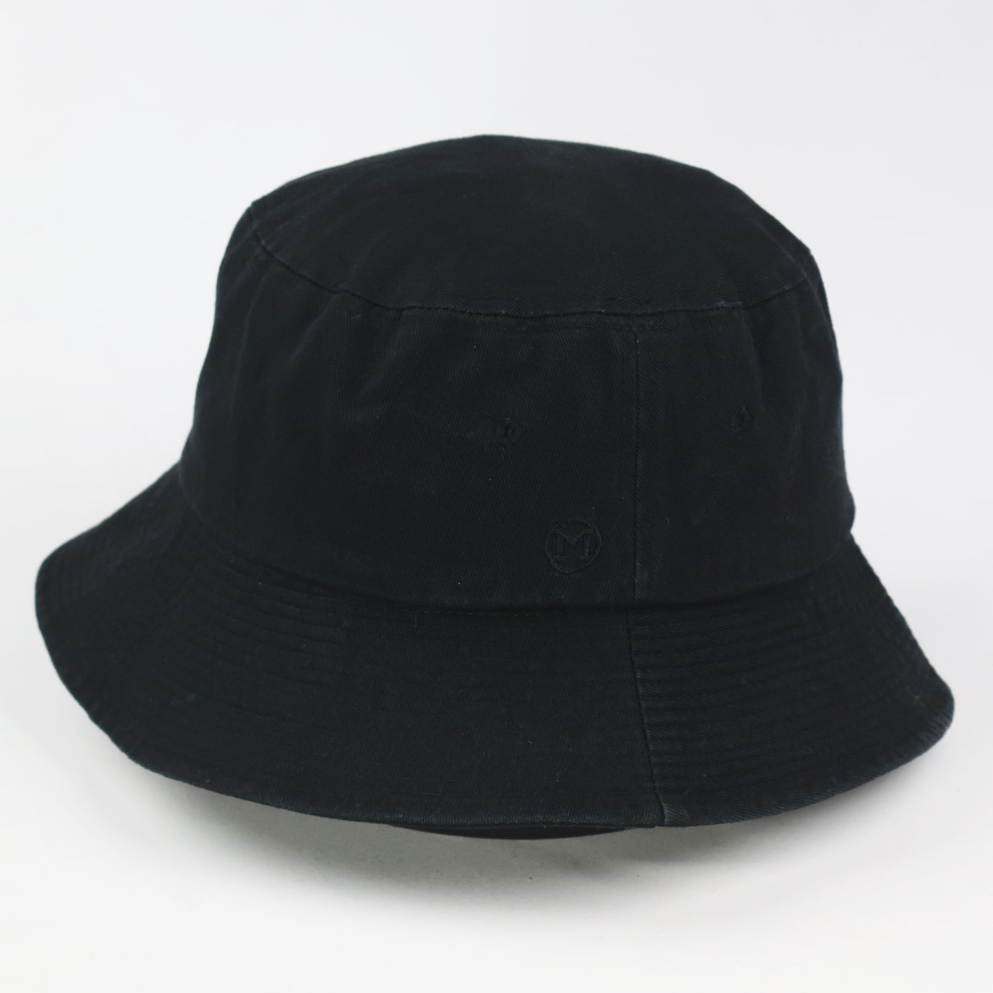 "MACK BARRY" Black Cotton Bucket Hat (57-59cm)