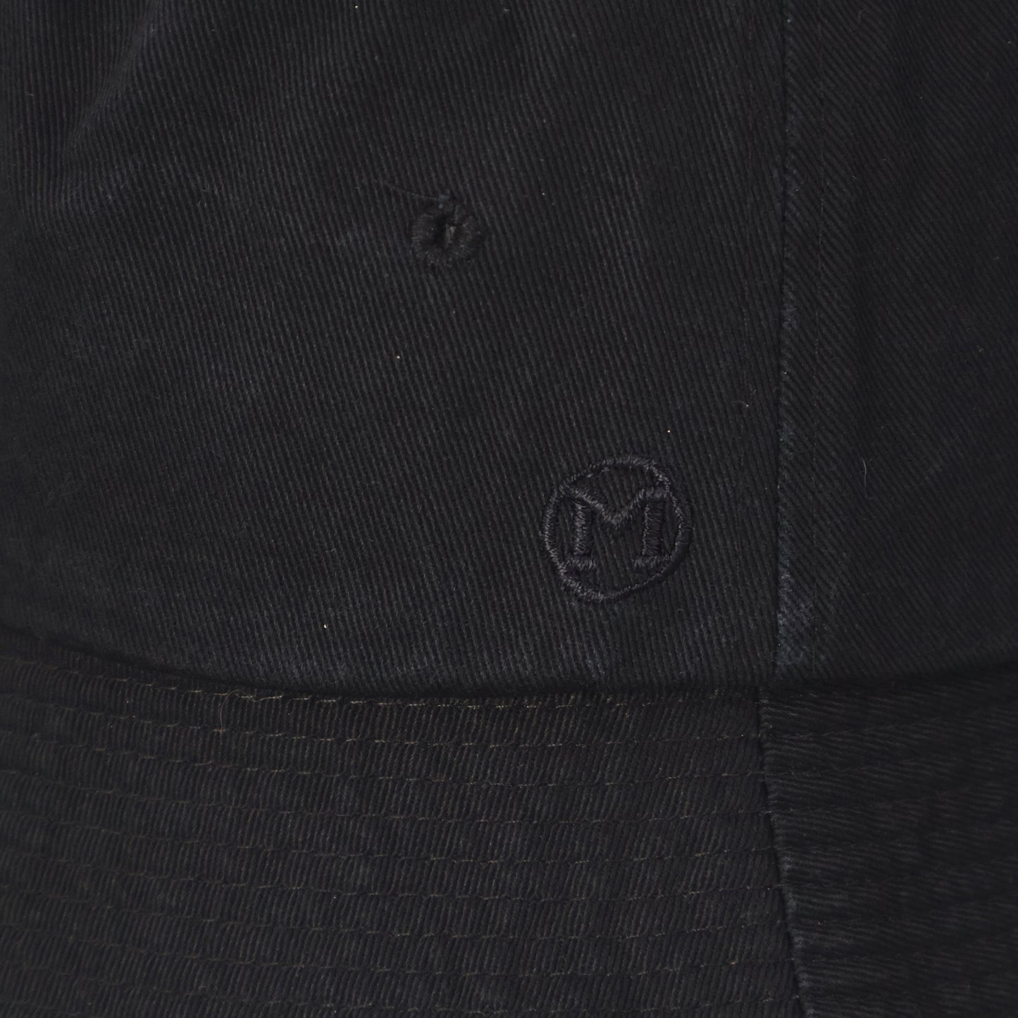 "MACK BARRY" Black Cotton Bucket Hat (57-59cm)