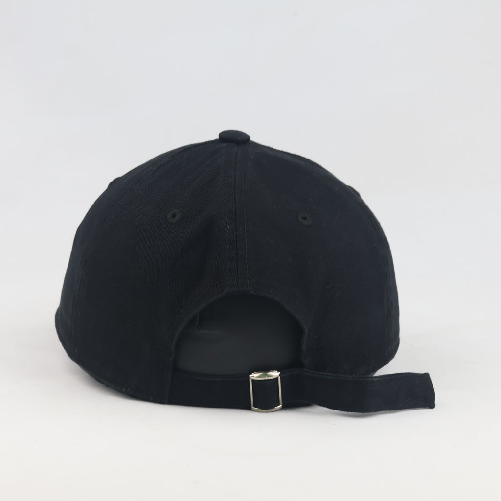Thrifted Spao Minimalist Black Baseball Cap | 10314
