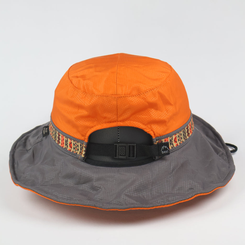 "Best" Outdoor Safari Hat - Orange/Grey (57-58cm)