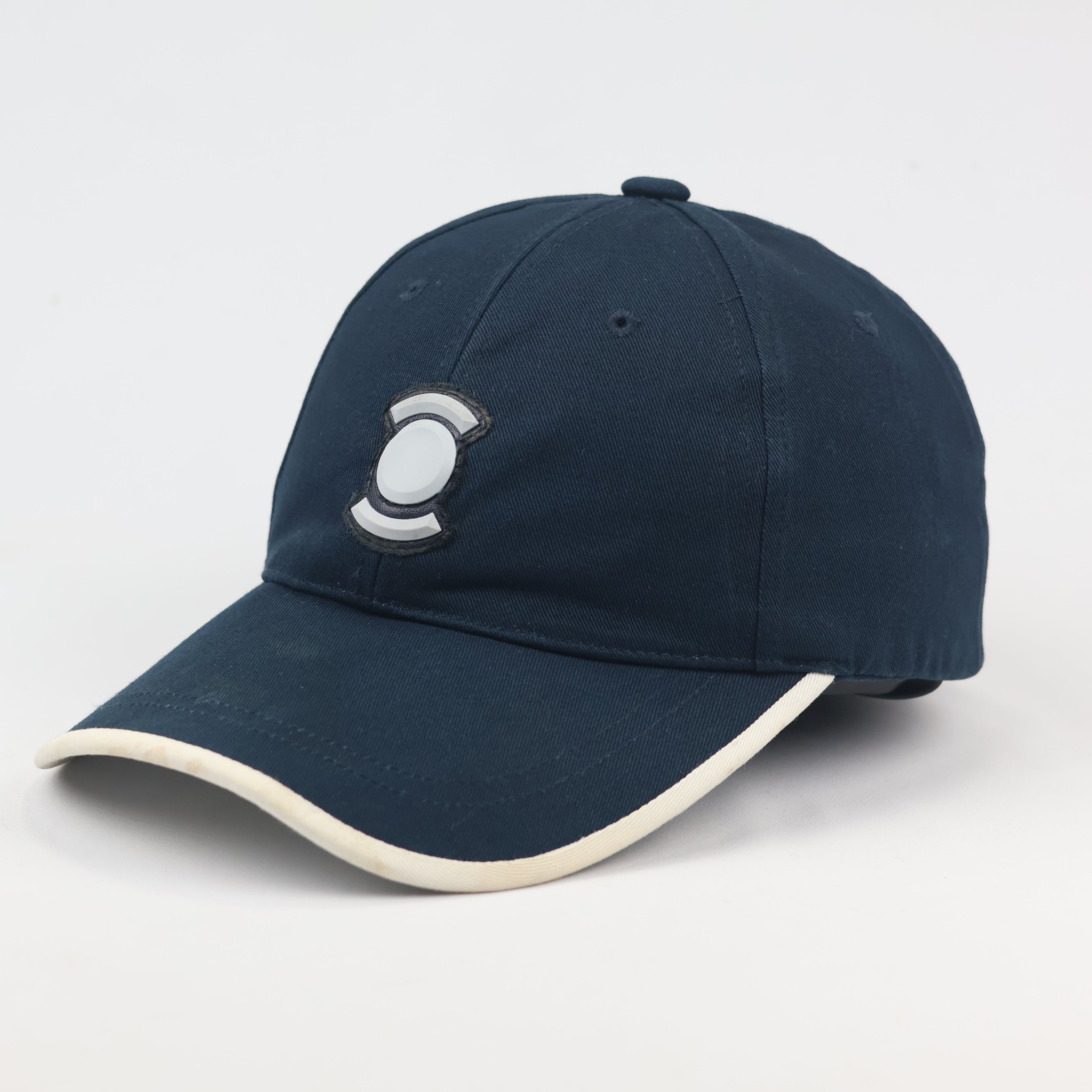 Thrifted W.Angle Sport Baseball Hat - Navy & Cream Two-Tone