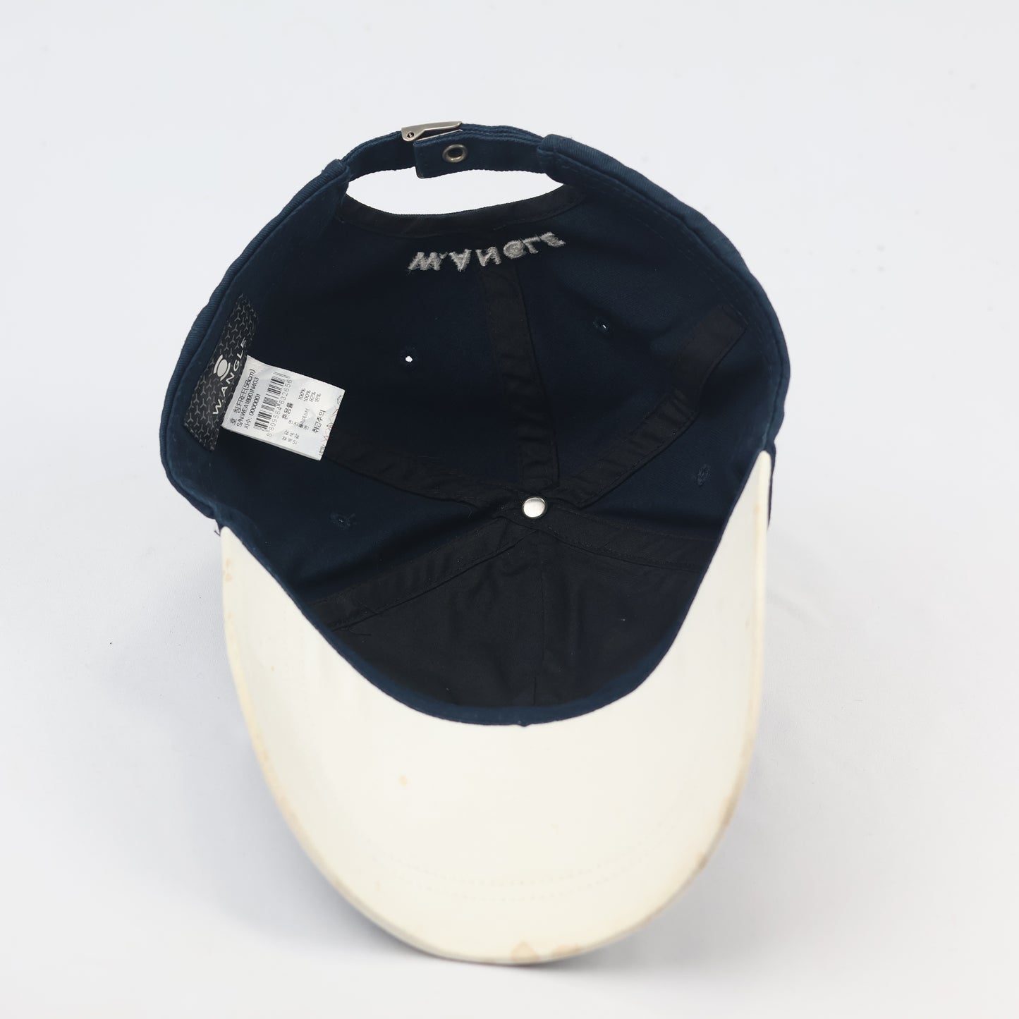 Thrifted W.Angle Sport Baseball Hat - Navy & Cream Two-Tone