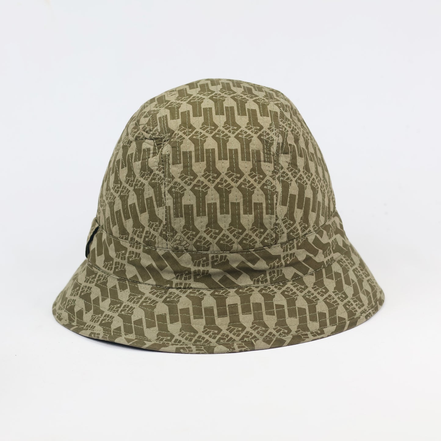 Retro Earth-Tone Patterned Sun Hat - Unisex Streetwear Bucket Hat