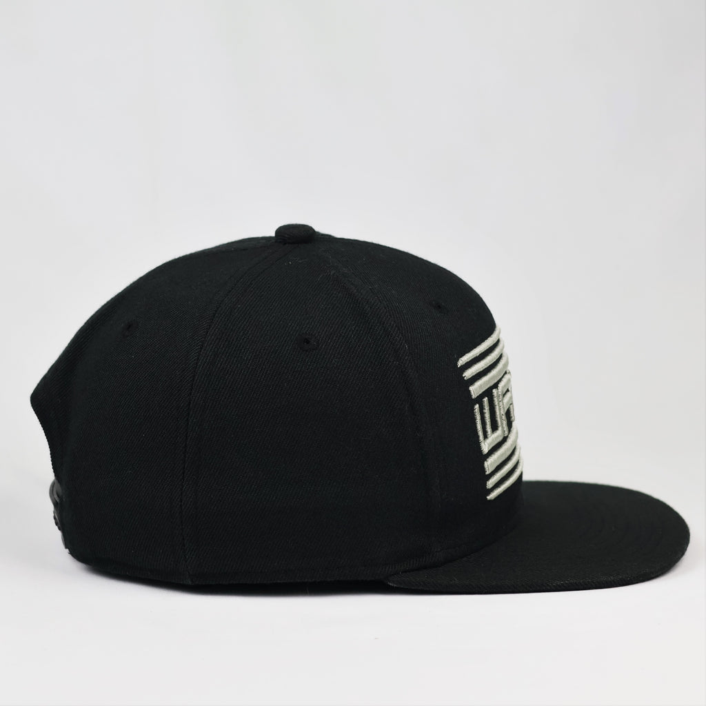 Thrifted Wati B Streetwear Black Flat Visor Hip Hop Cap