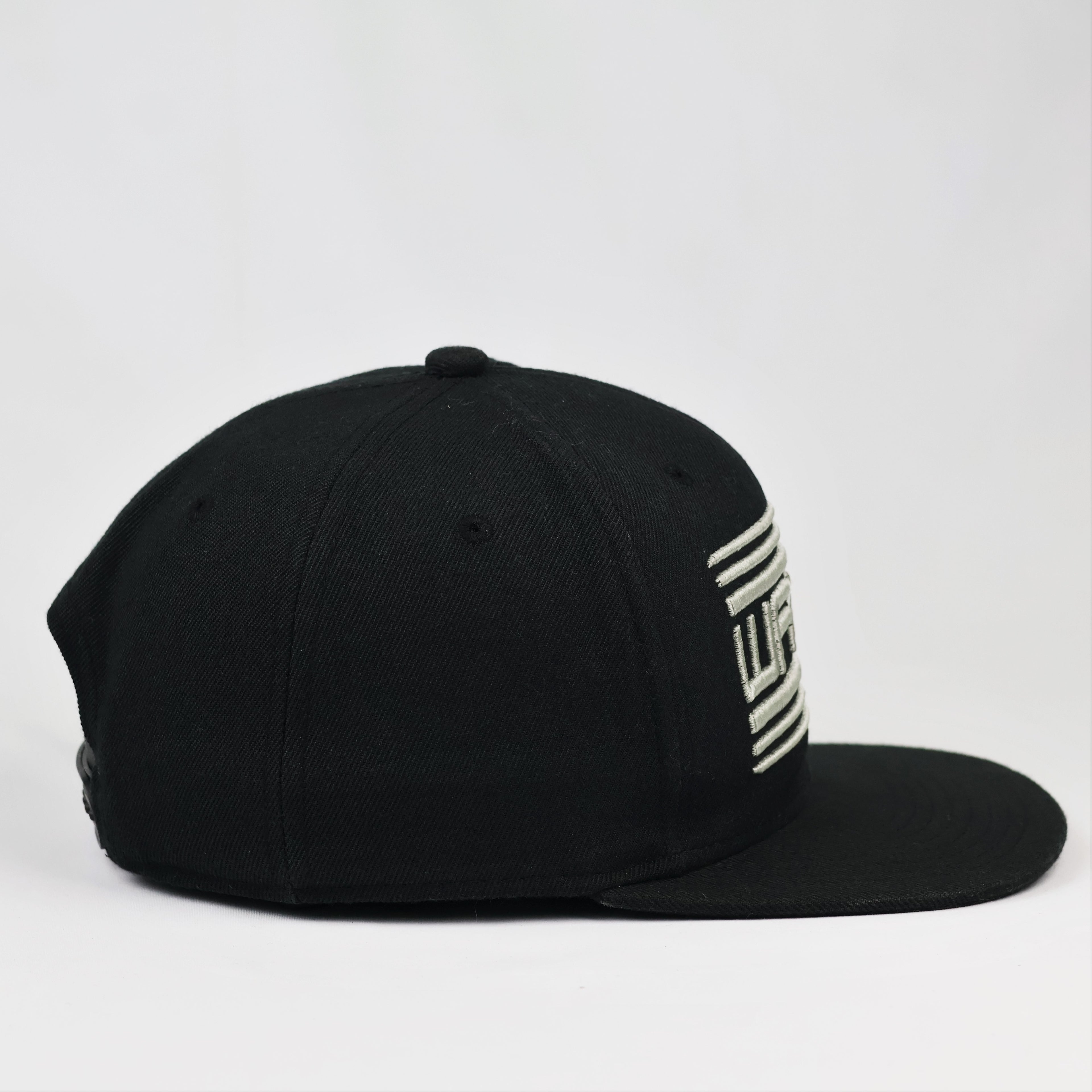 Thrifted Wati B Streetwear Black Flat Visor Hip Hop Cap