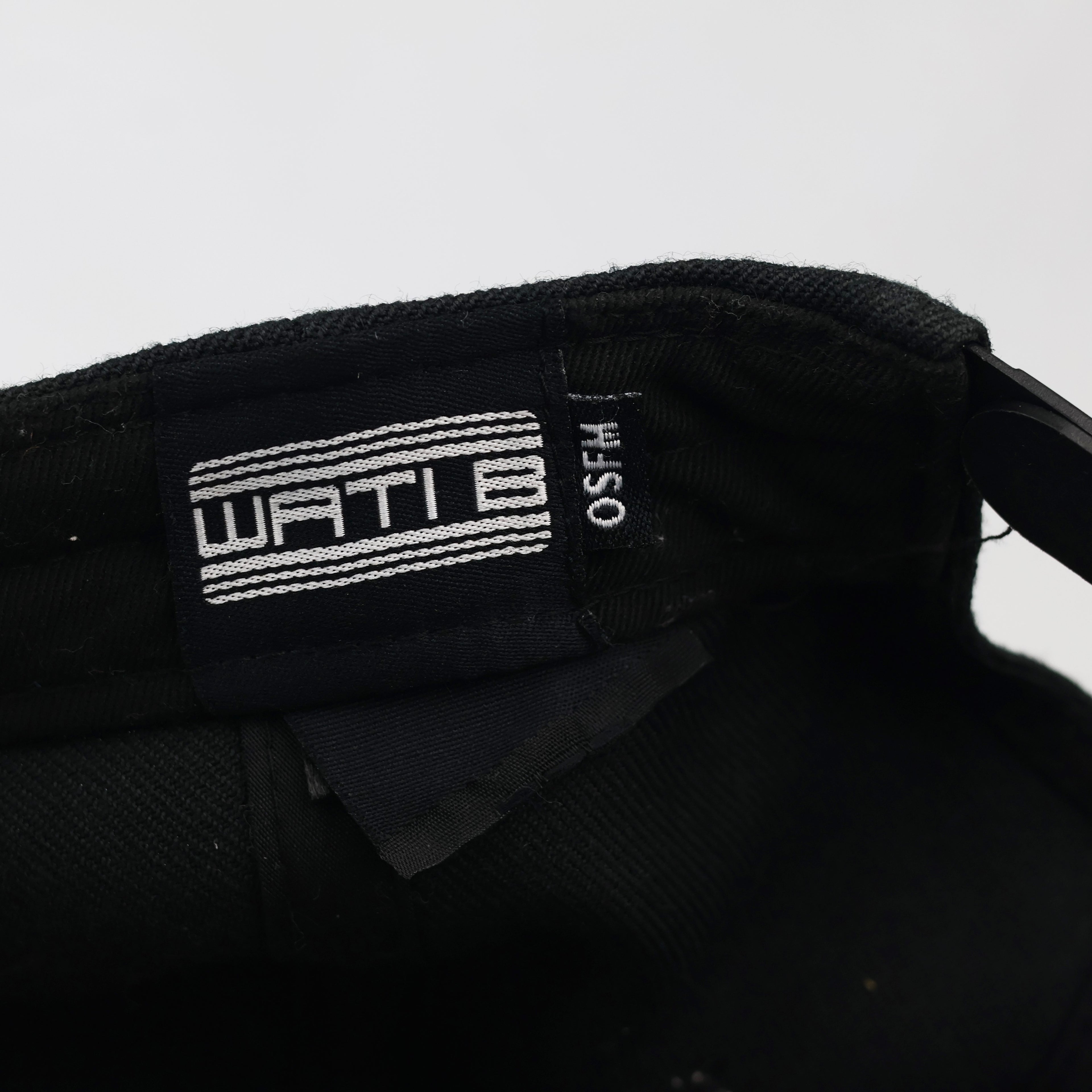 Thrifted Wati B Streetwear Black Flat Visor Hip Hop Cap