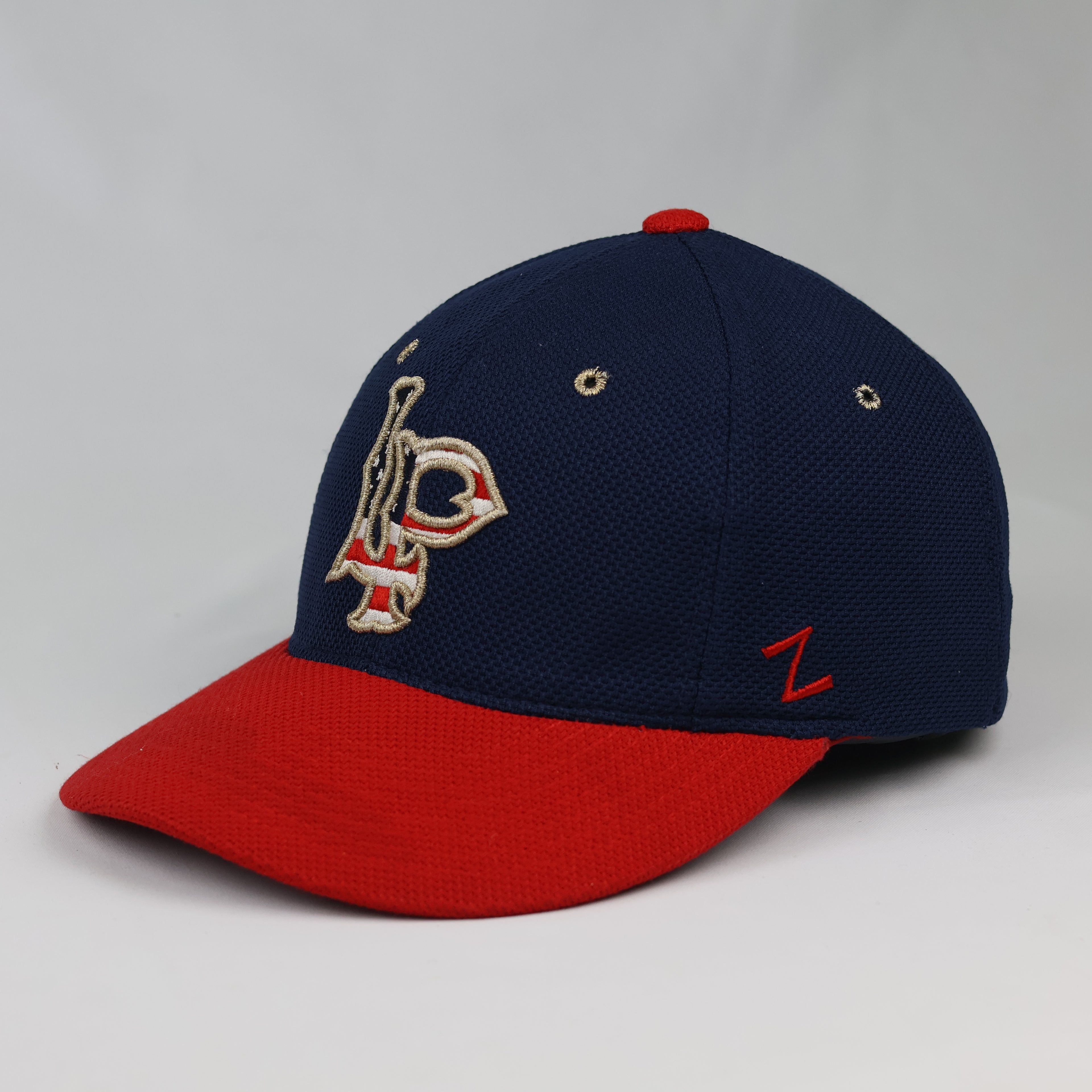 Vintage Zephyr Knights American Flag Embroidered Fitted Hat