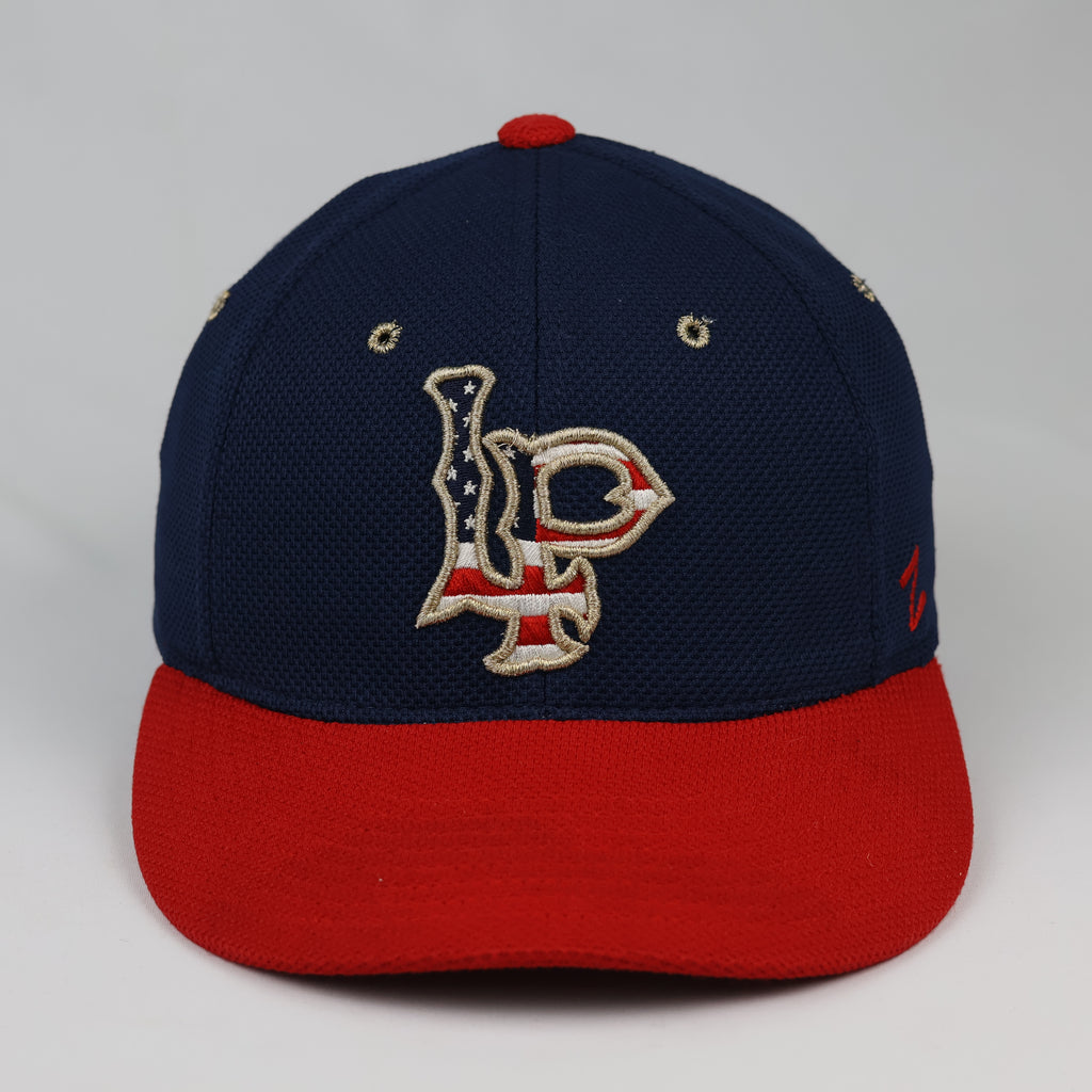 Vintage Zephyr Knights American Flag Embroidered Fitted Hat