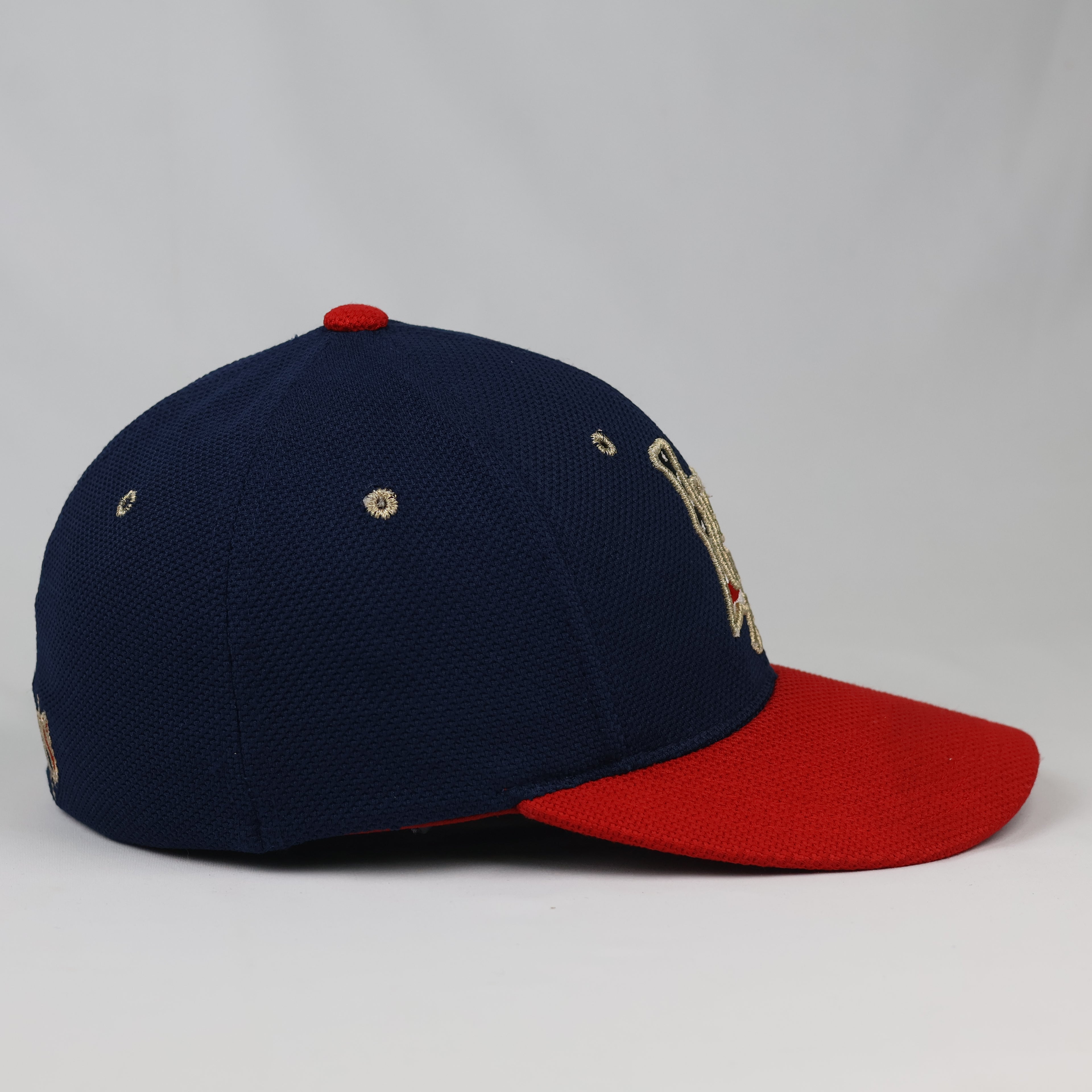 Vintage Zephyr Knights American Flag Embroidered Fitted Hat