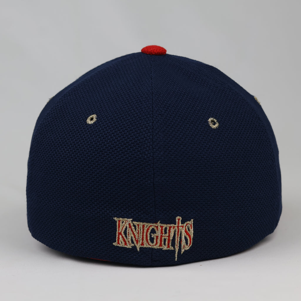 Vintage Zephyr Knights American Flag Embroidered Fitted Hat