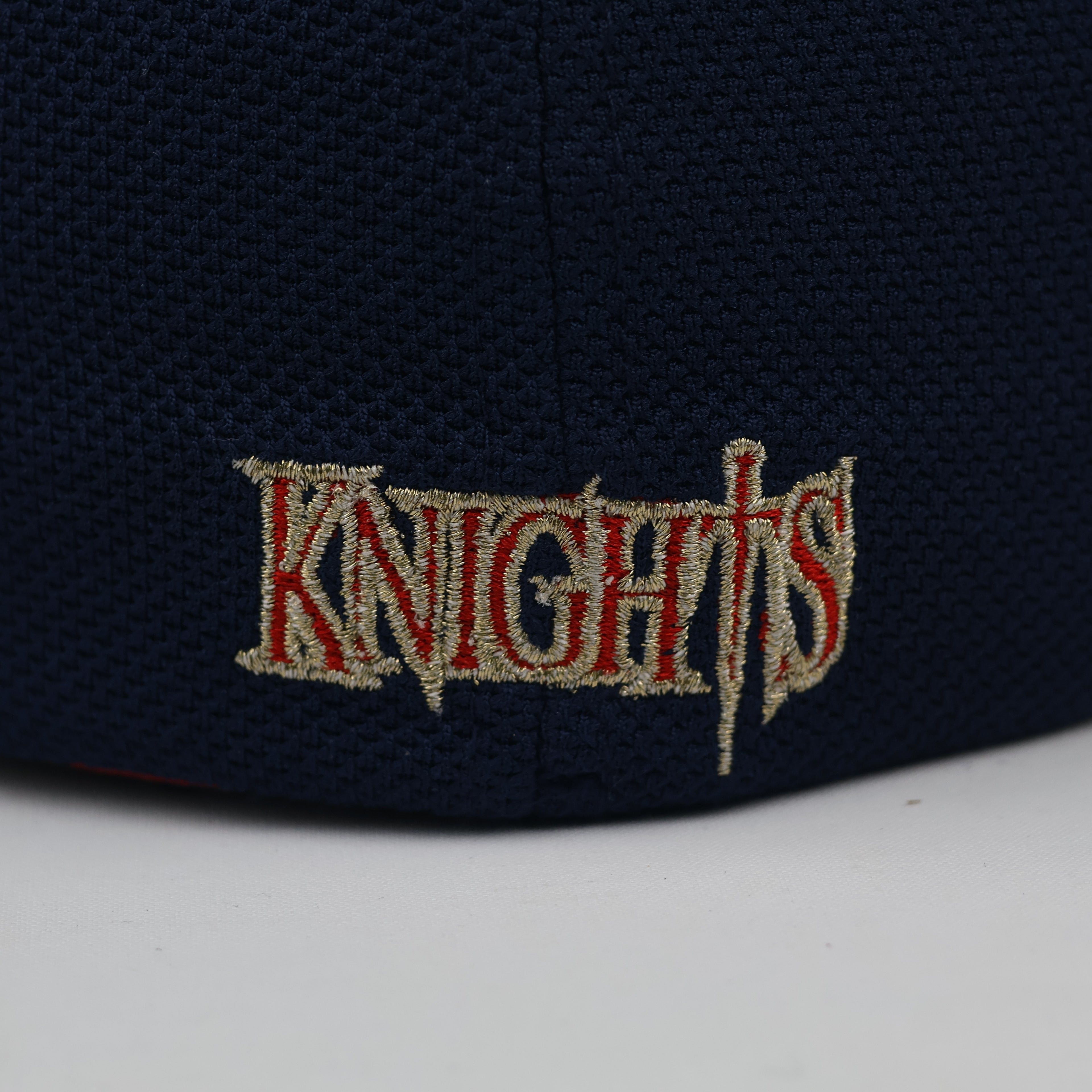Vintage Zephyr Knights American Flag Embroidered Fitted Hat