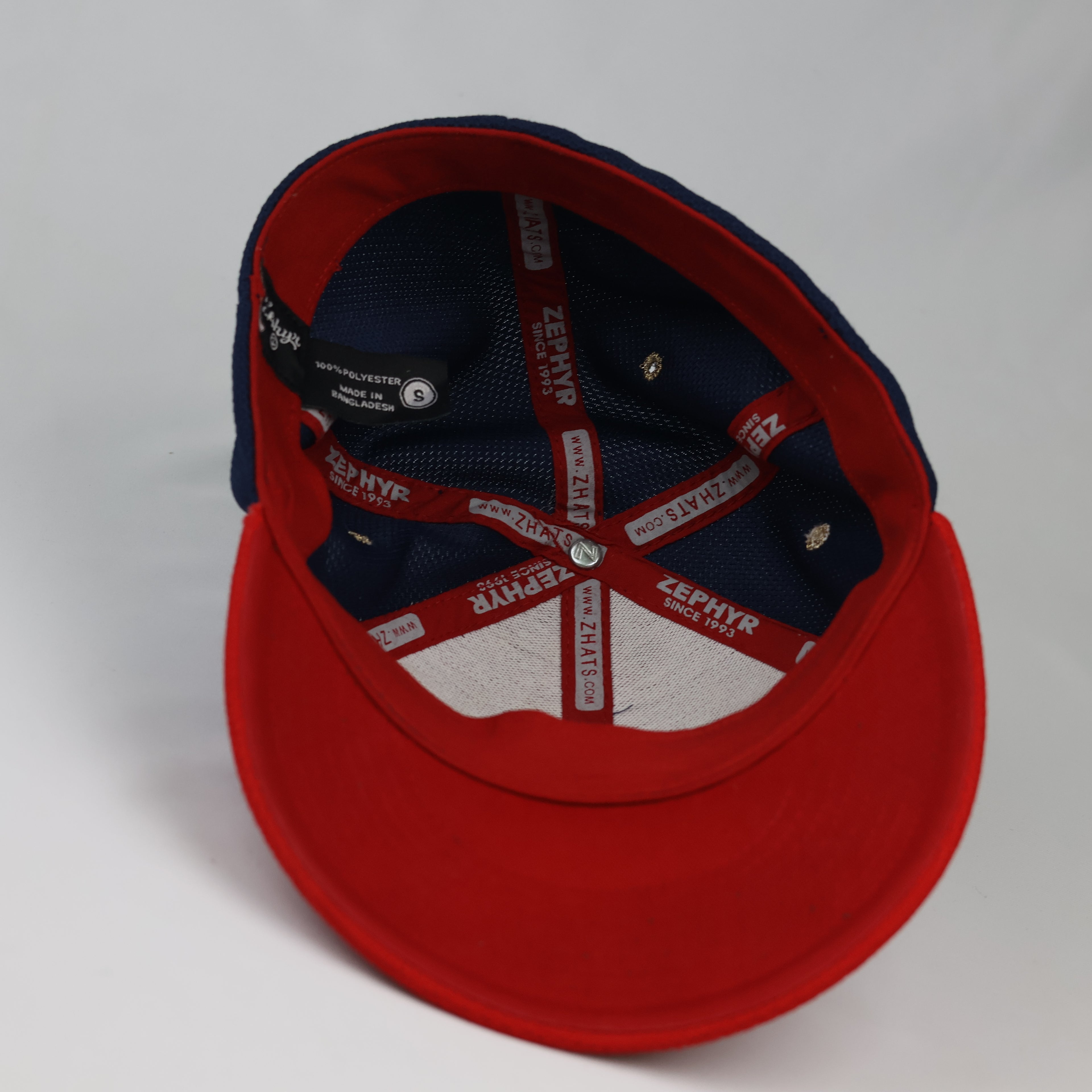 Vintage Zephyr Knights American Flag Embroidered Fitted Hat