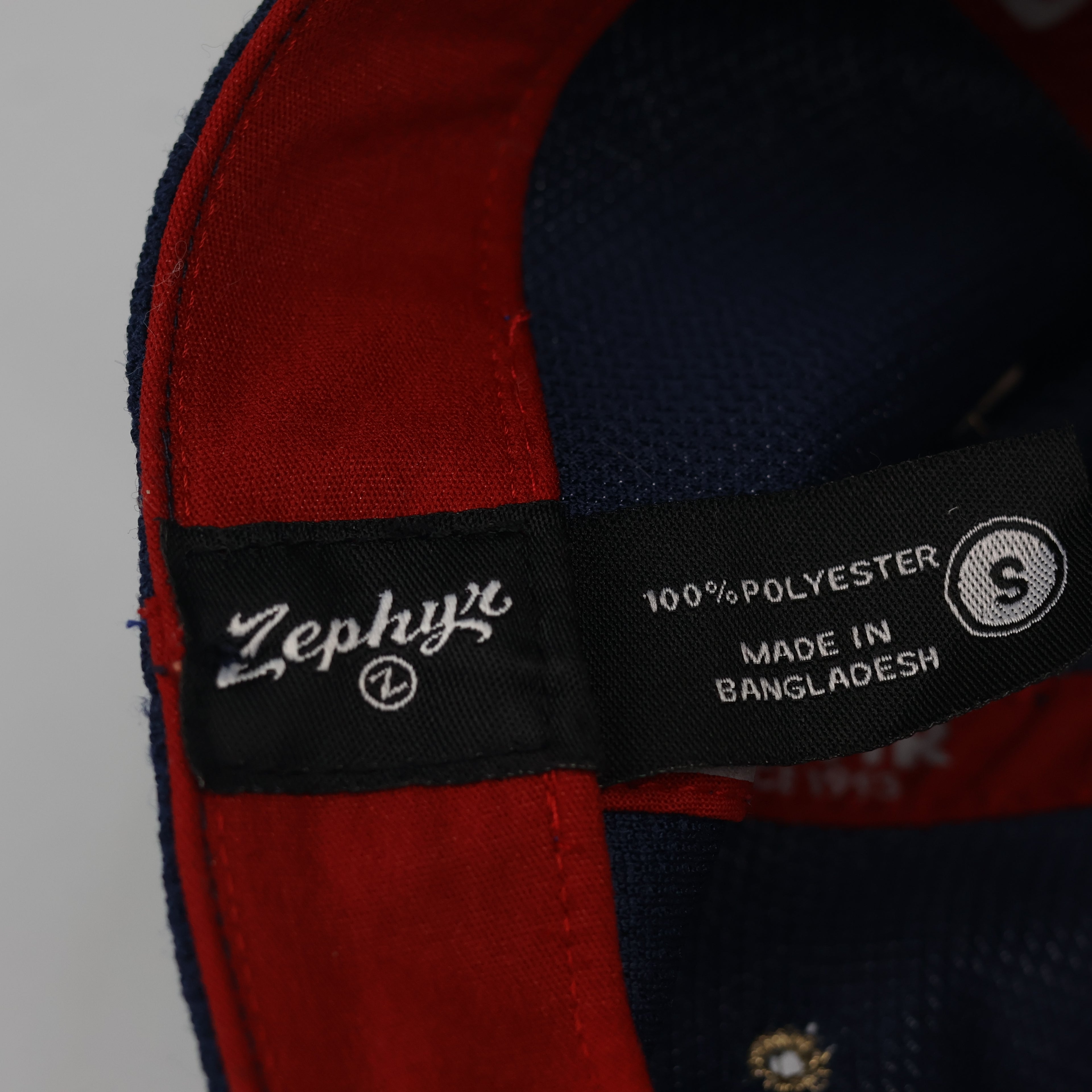 Vintage Zephyr Knights American Flag Embroidered Fitted Hat