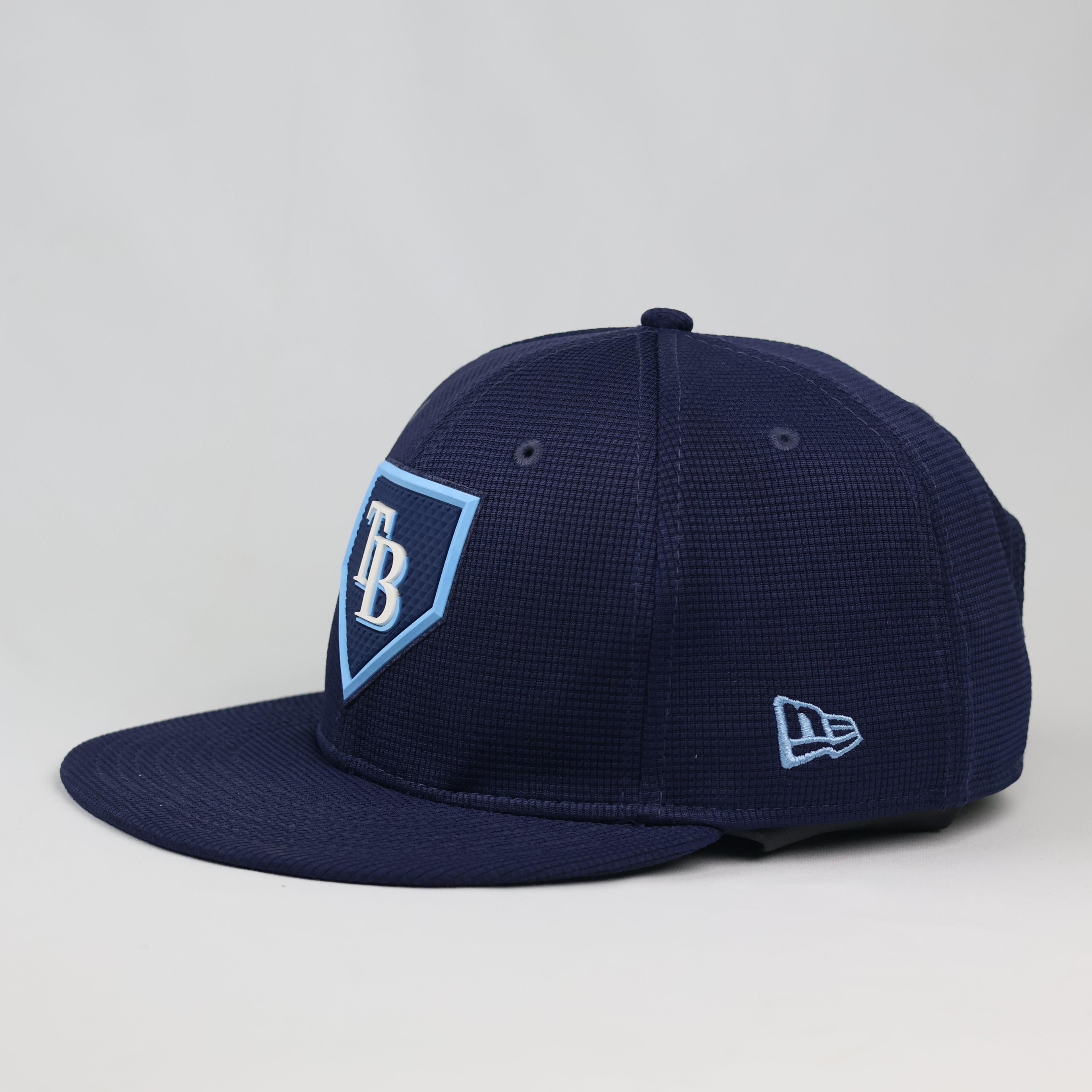 New Era 9FIFTY Tampa Bay Rays Navy Snapback Thrifted Hat