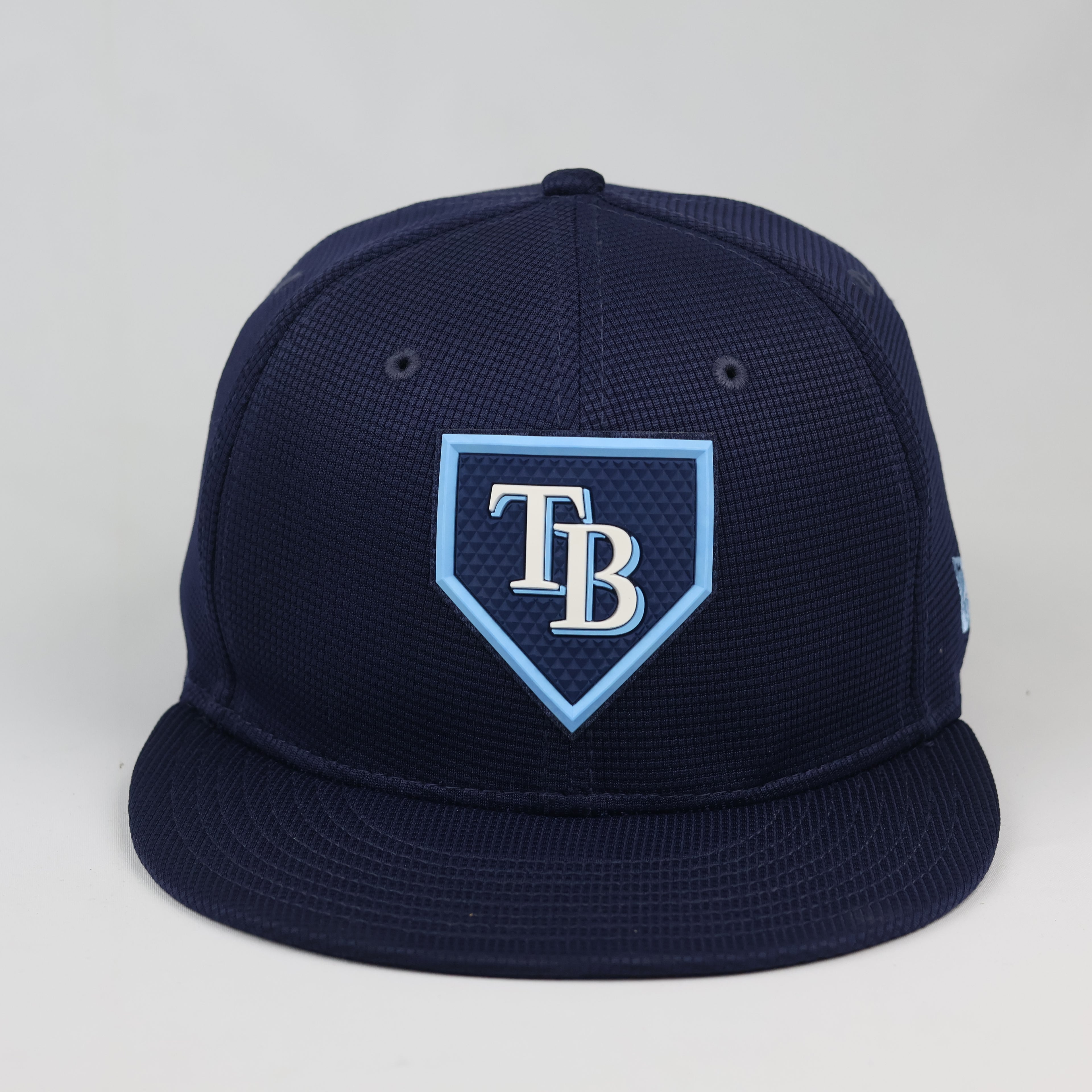 New Era 9FIFTY Tampa Bay Rays Navy Snapback Thrifted Hat