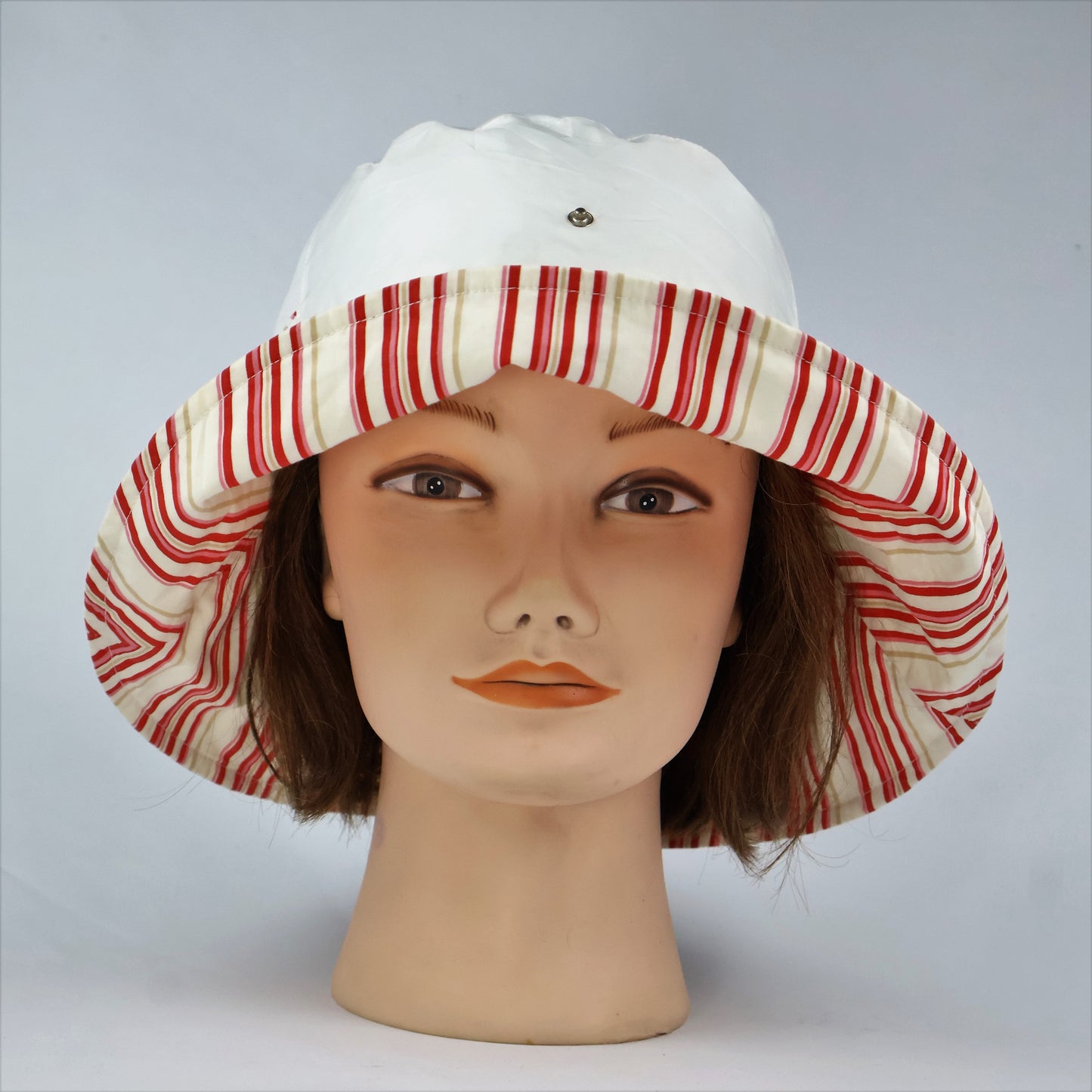 "AQUAMADE" Striped Bucket Hat - YOUTH (53-55cm)