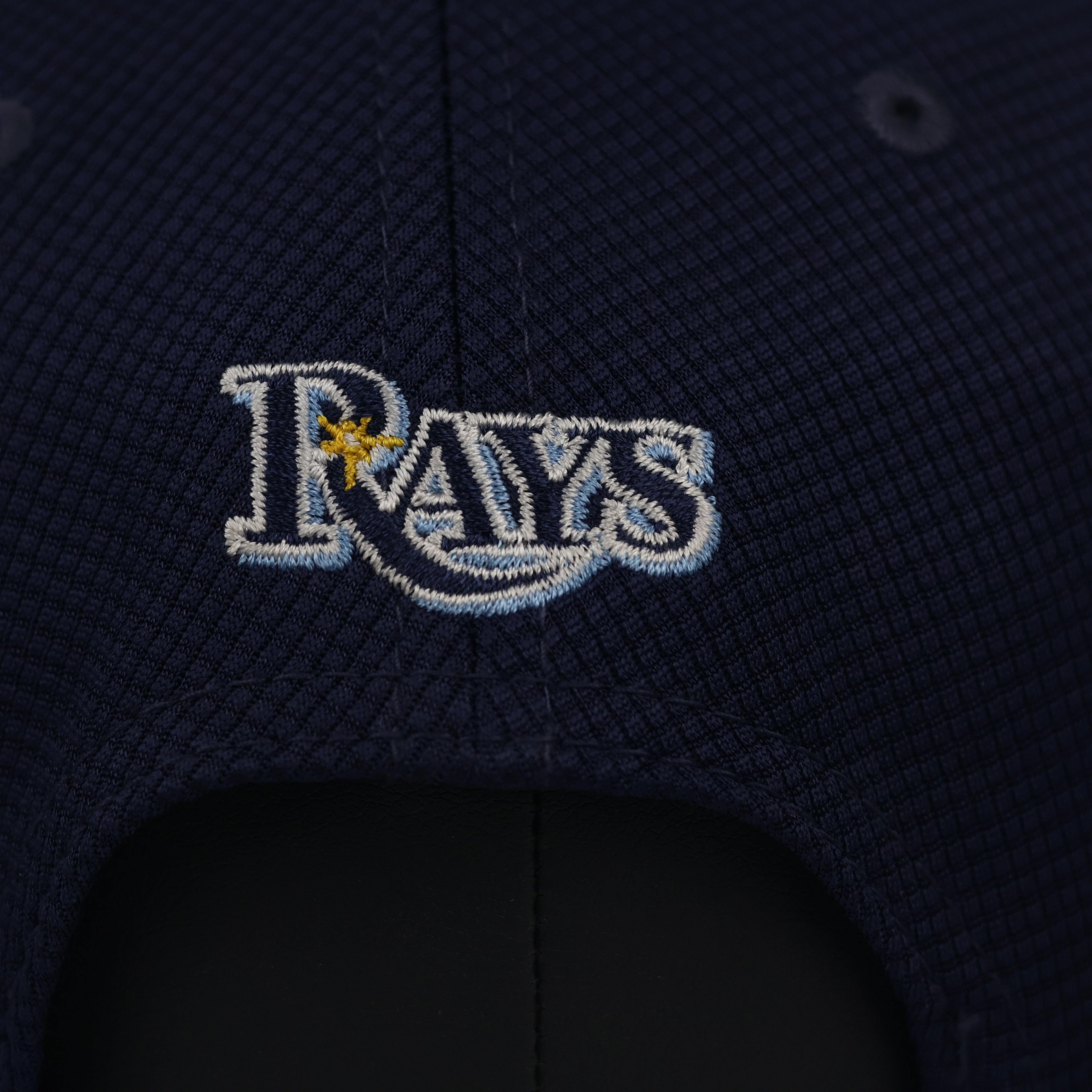 New Era 9FIFTY Tampa Bay Rays Navy Snapback Thrifted Hat