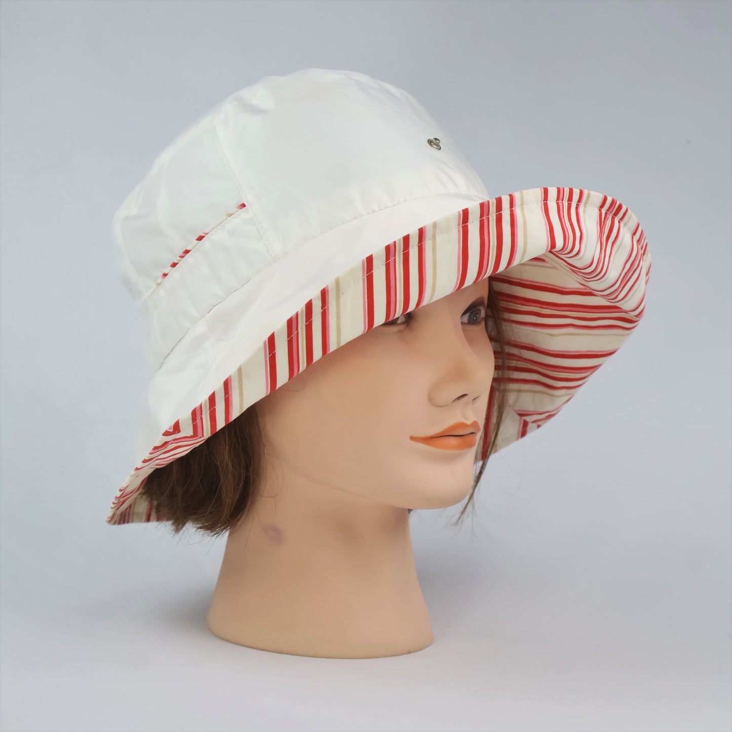"AQUAMADE" Striped Bucket Hat - YOUTH (53-55cm)