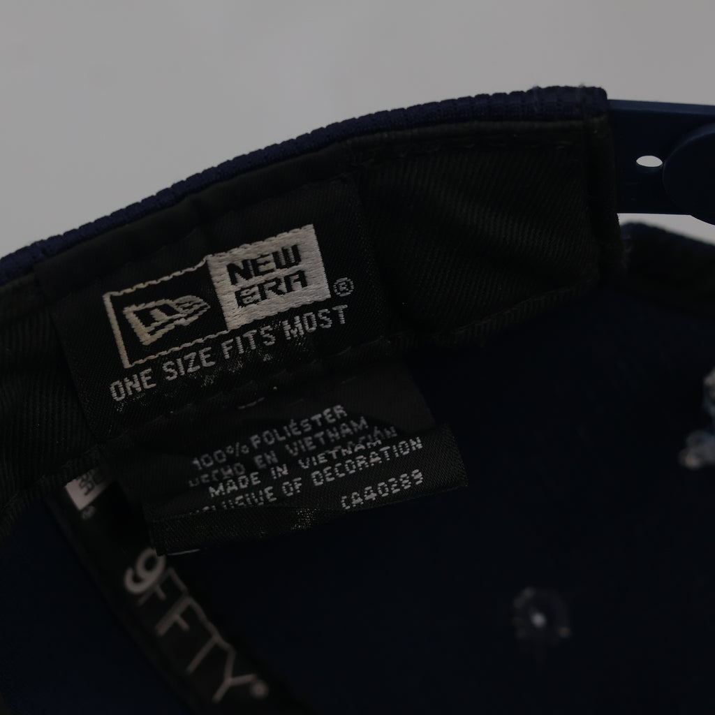 New Era 9FIFTY Tampa Bay Rays Navy Snapback Thrifted Hat