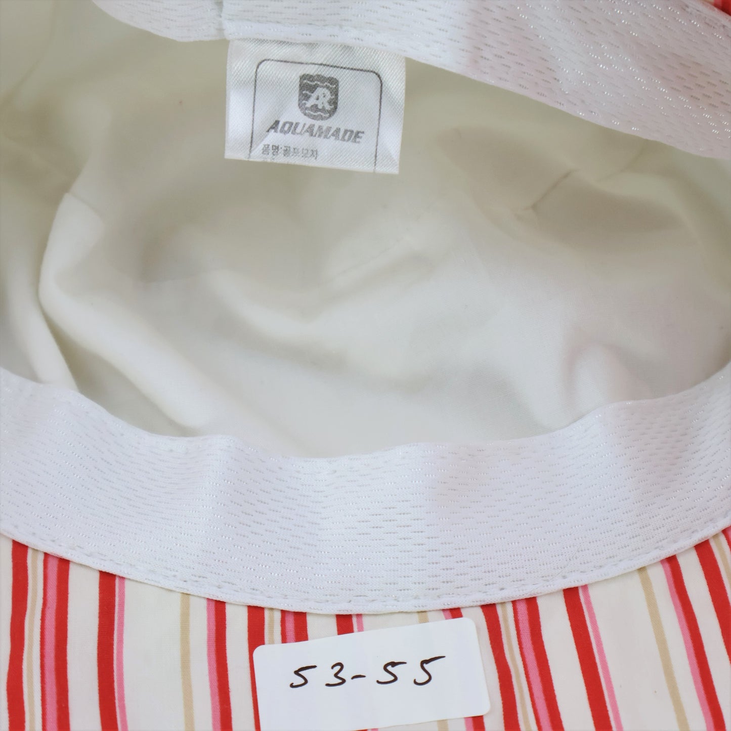 "AQUAMADE" Striped Bucket Hat - YOUTH (53-55cm)