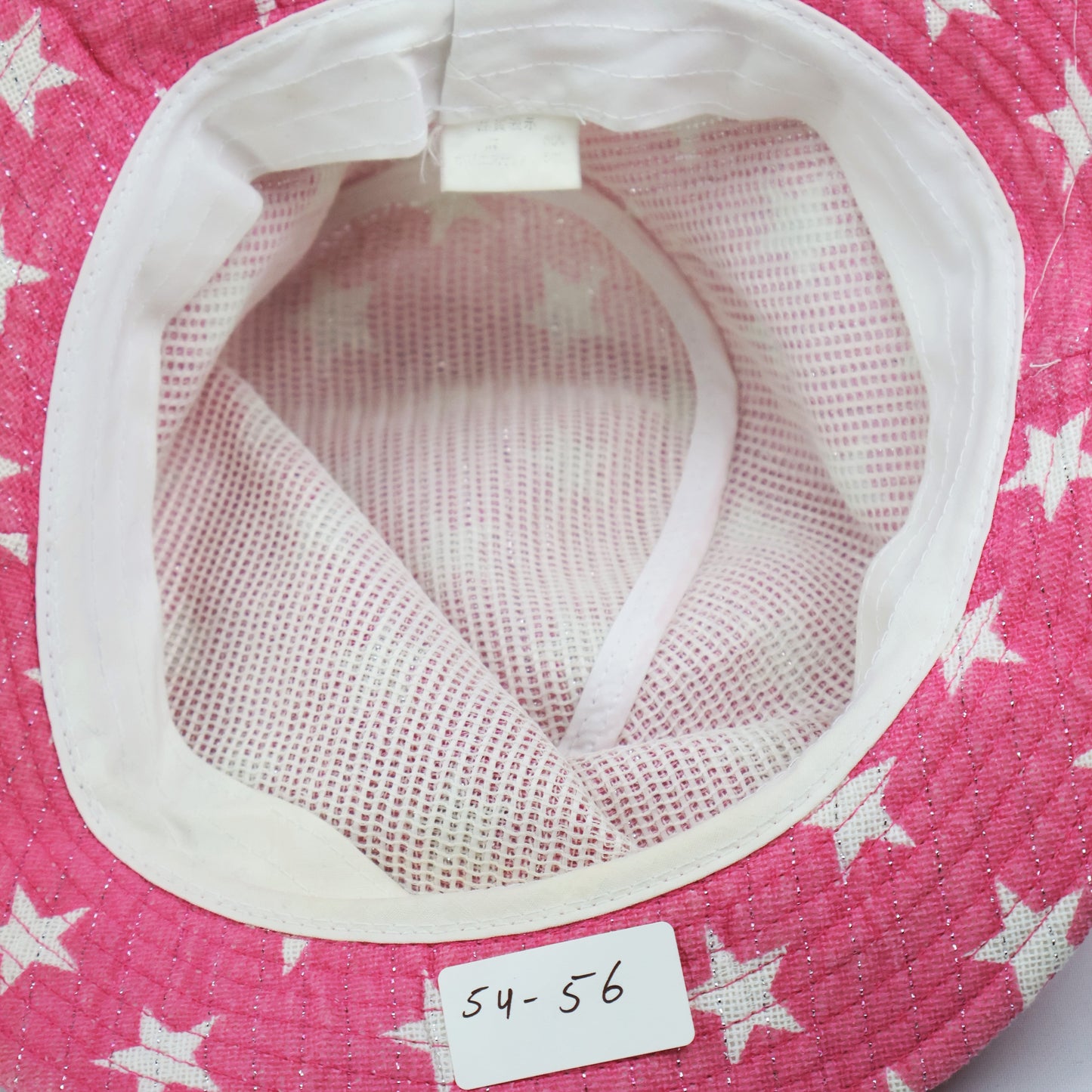 Sparkly Pink Star Hat - (YOUTH 54-56cm)