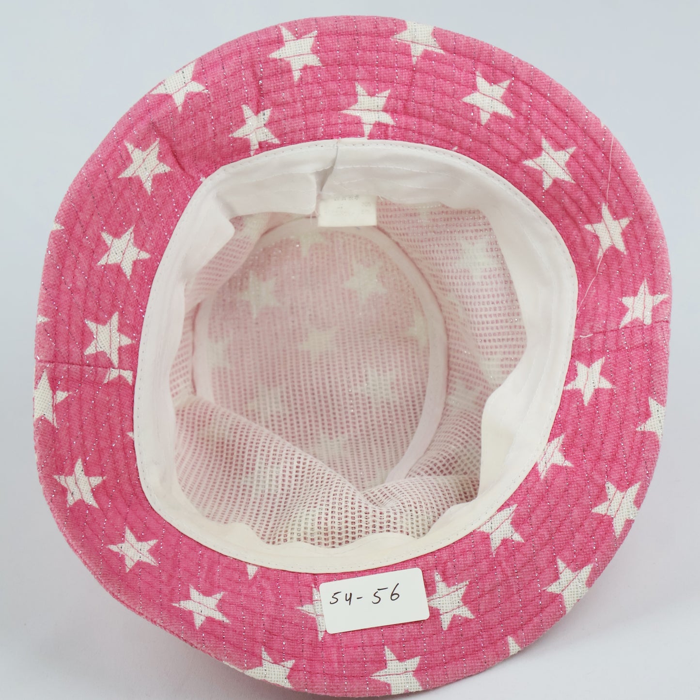 Sparkly Pink Star Hat - (YOUTH 54-56cm)