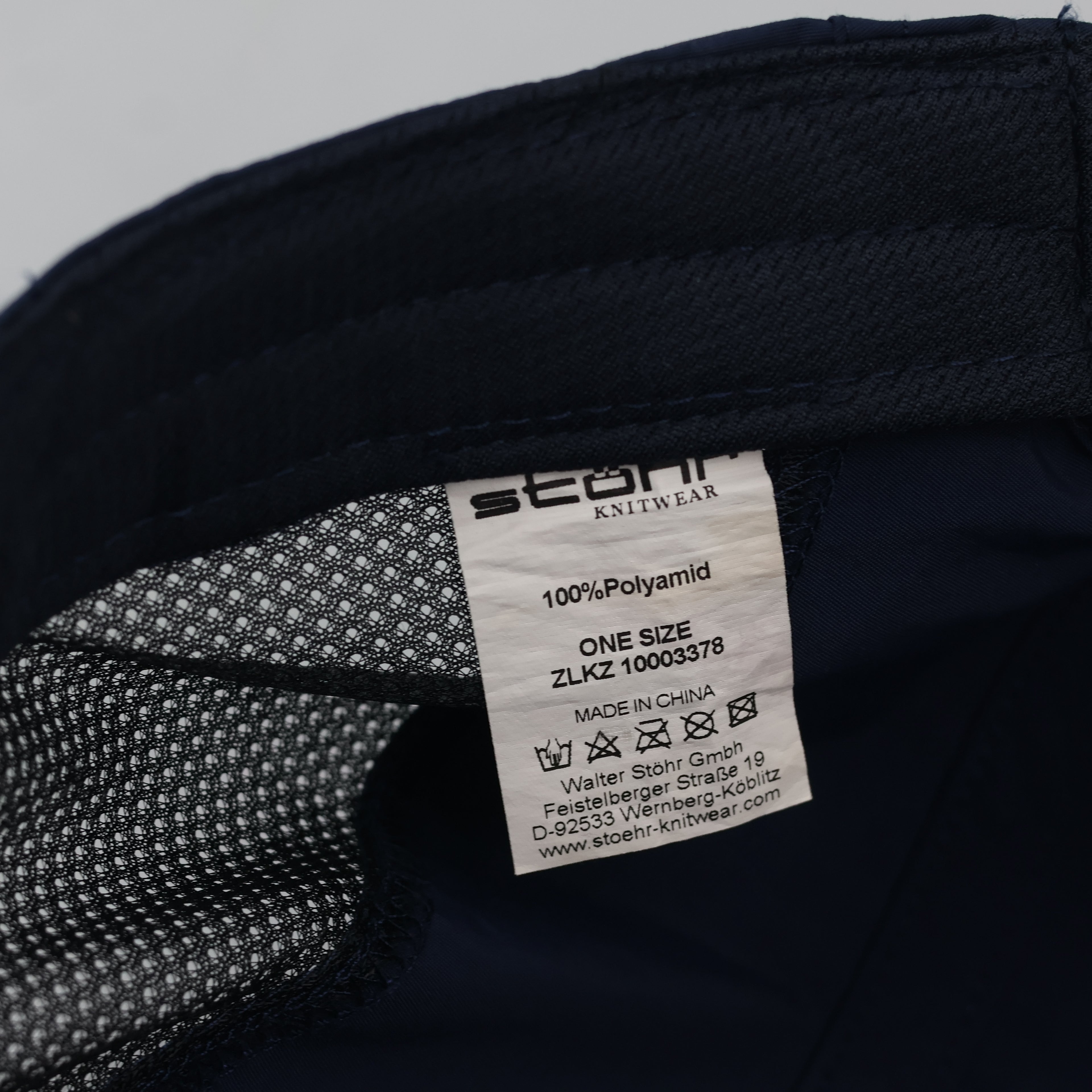 Thrifted Stöhr Lightweight Navy Performance Trail Activity Hat