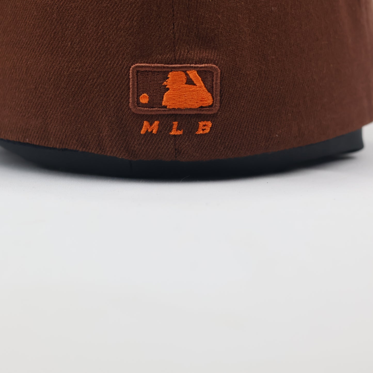 MLB Boston Red Sox "B" Logo Fitted Thrifted Cap – Brown & Orange