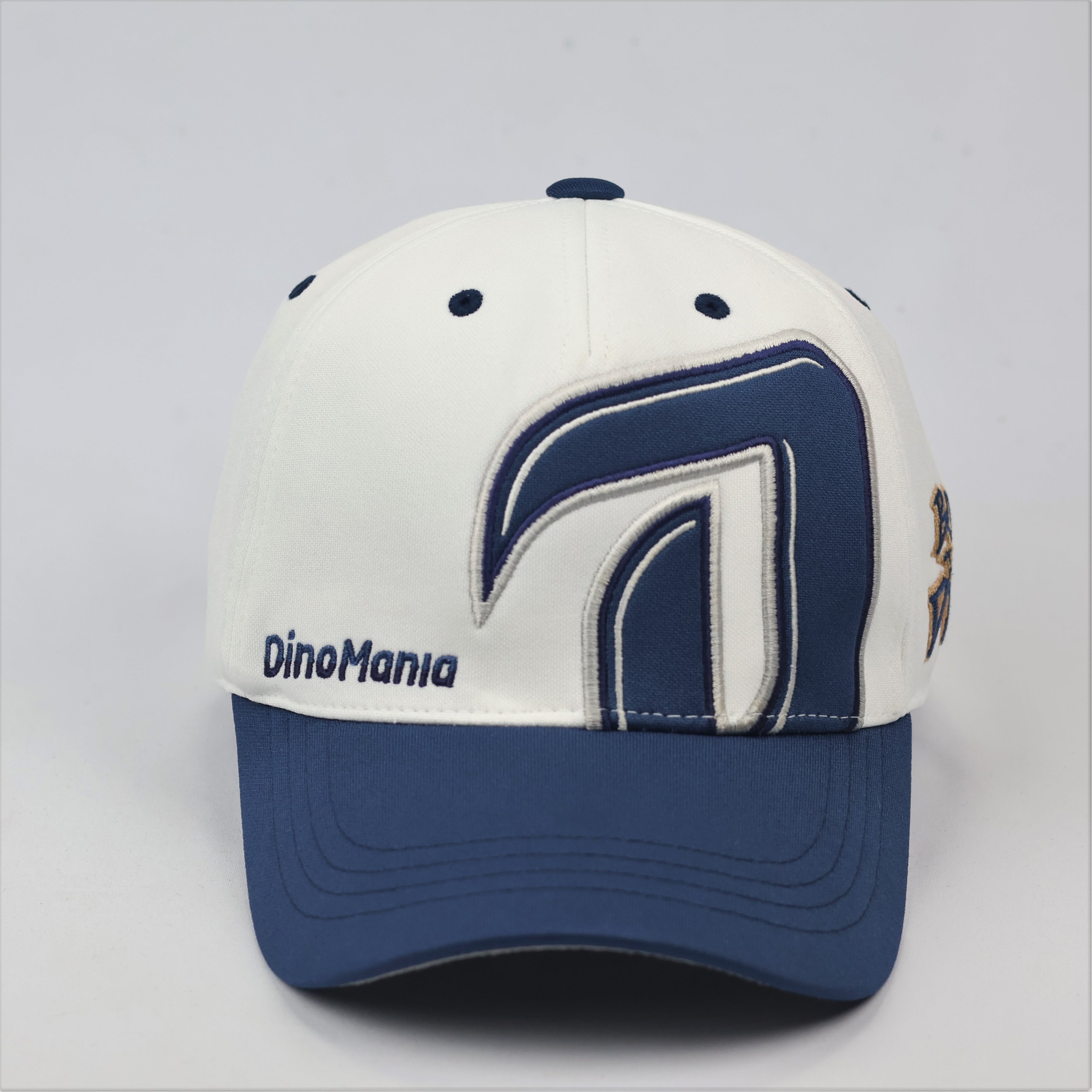 Authentic NC Dinos KBO Thrifted Baseball Cap - DinoMania White & Blue