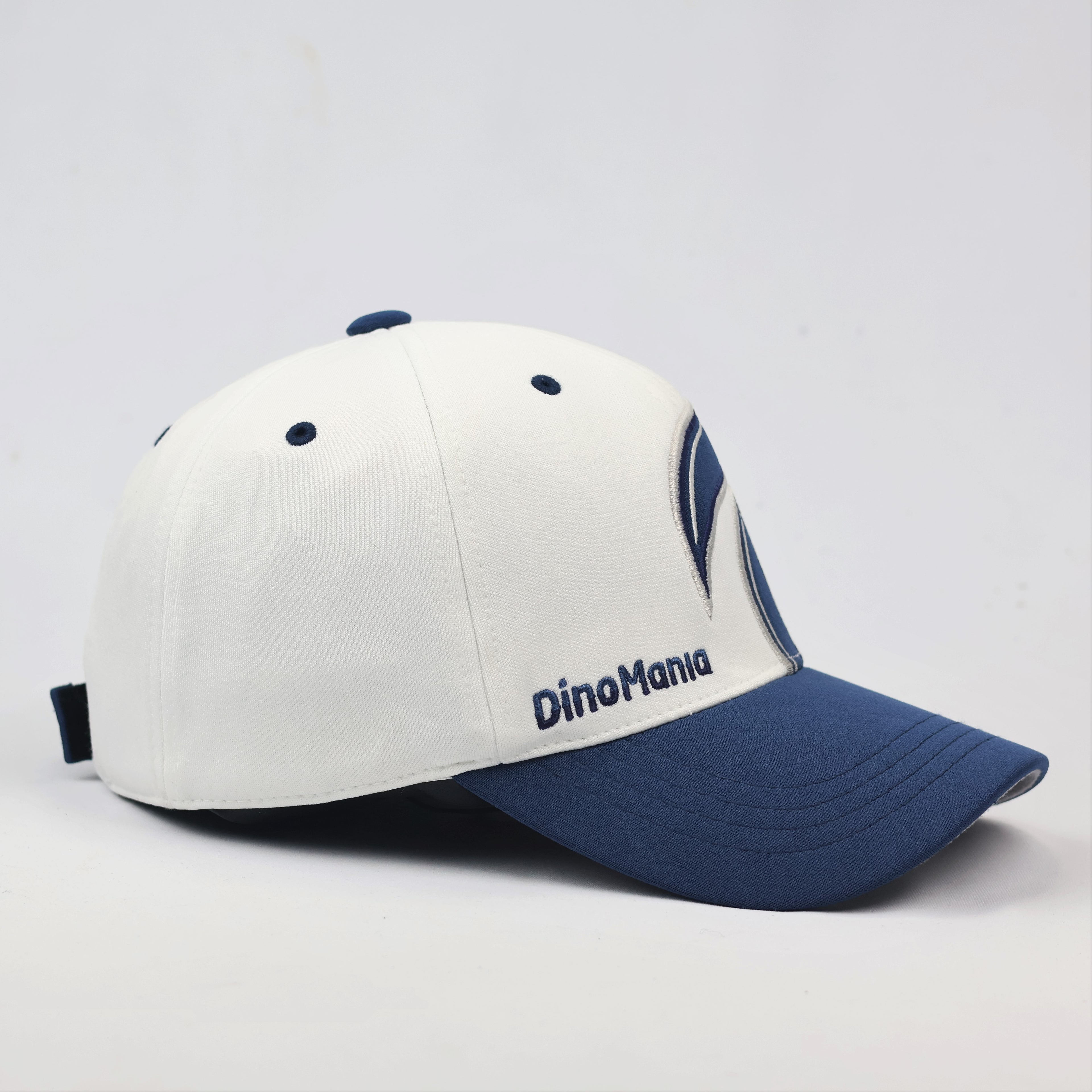 Authentic NC Dinos KBO Thrifted Baseball Cap - DinoMania White & Blue