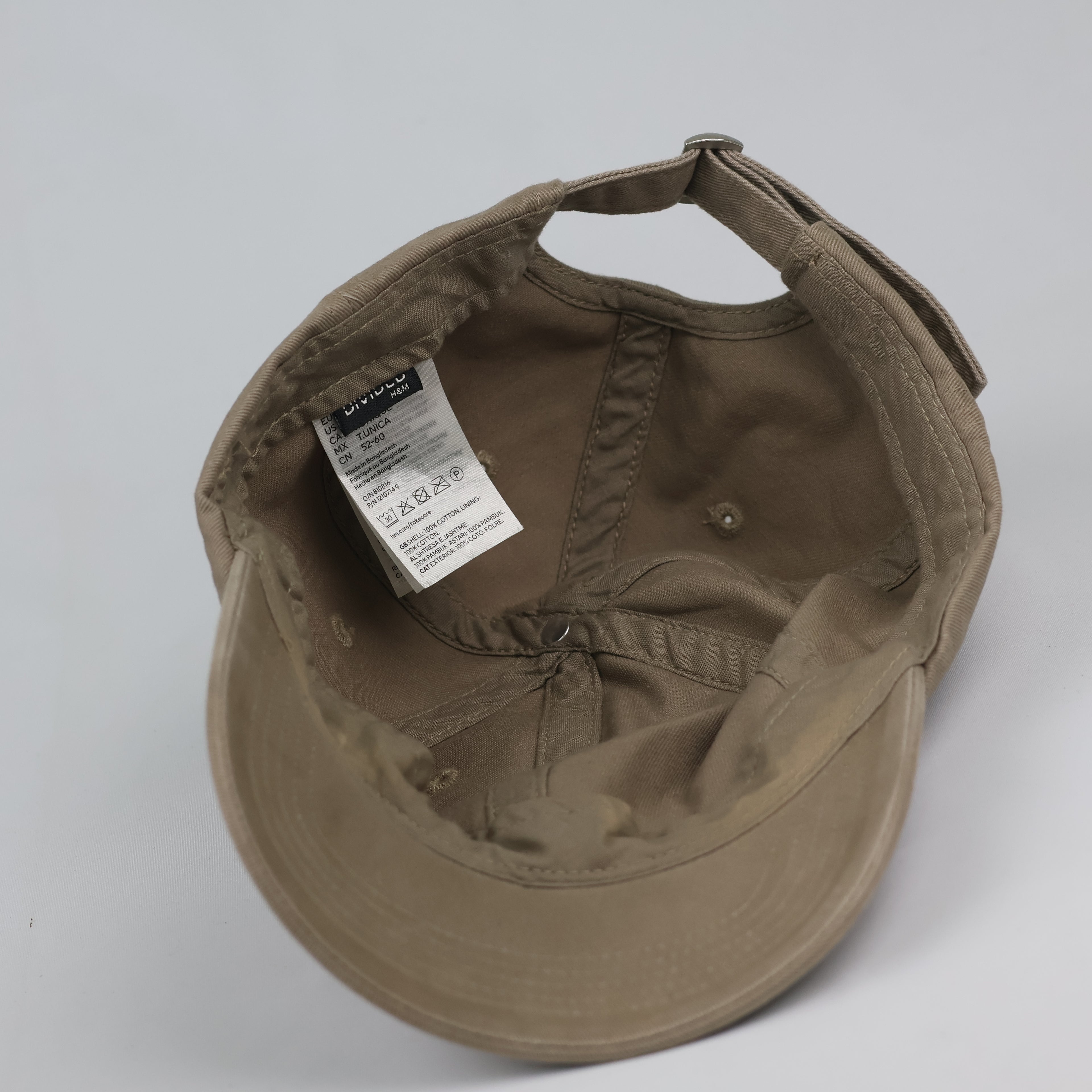 Thrifted H&M Divided Earth Brown Minimalist Dad Hat
