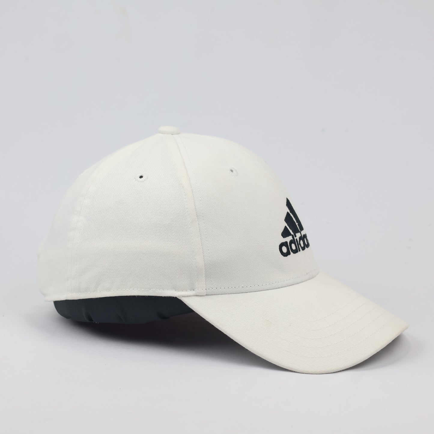Thrifted Adidas Performance Logo Relaxed Fit Hat – Cream