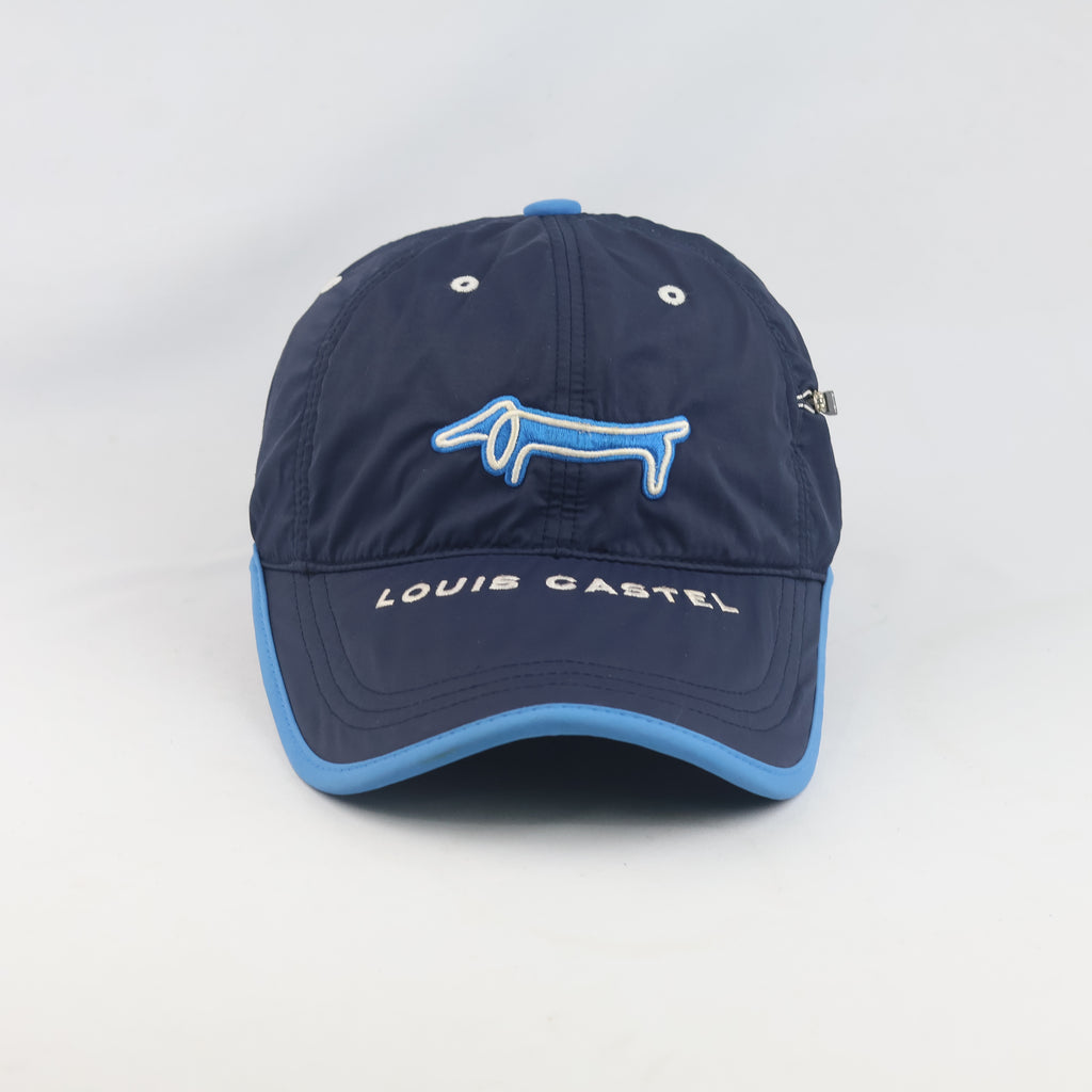 thrifted Retro Louis Castel Embroidered Dog Logo Hat (58-60 cm) | 10339