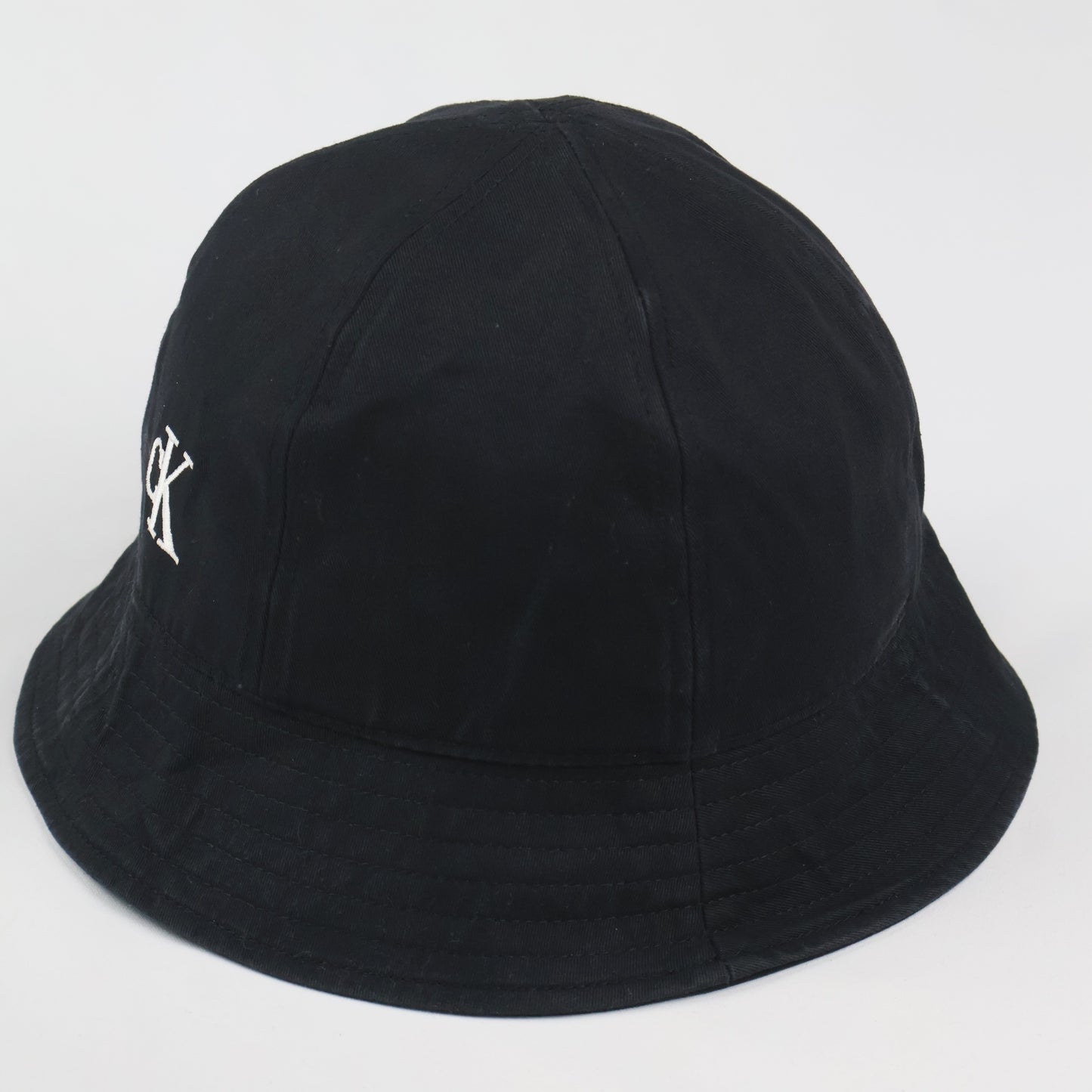 "cK" Logo Bucket Hat - Black
