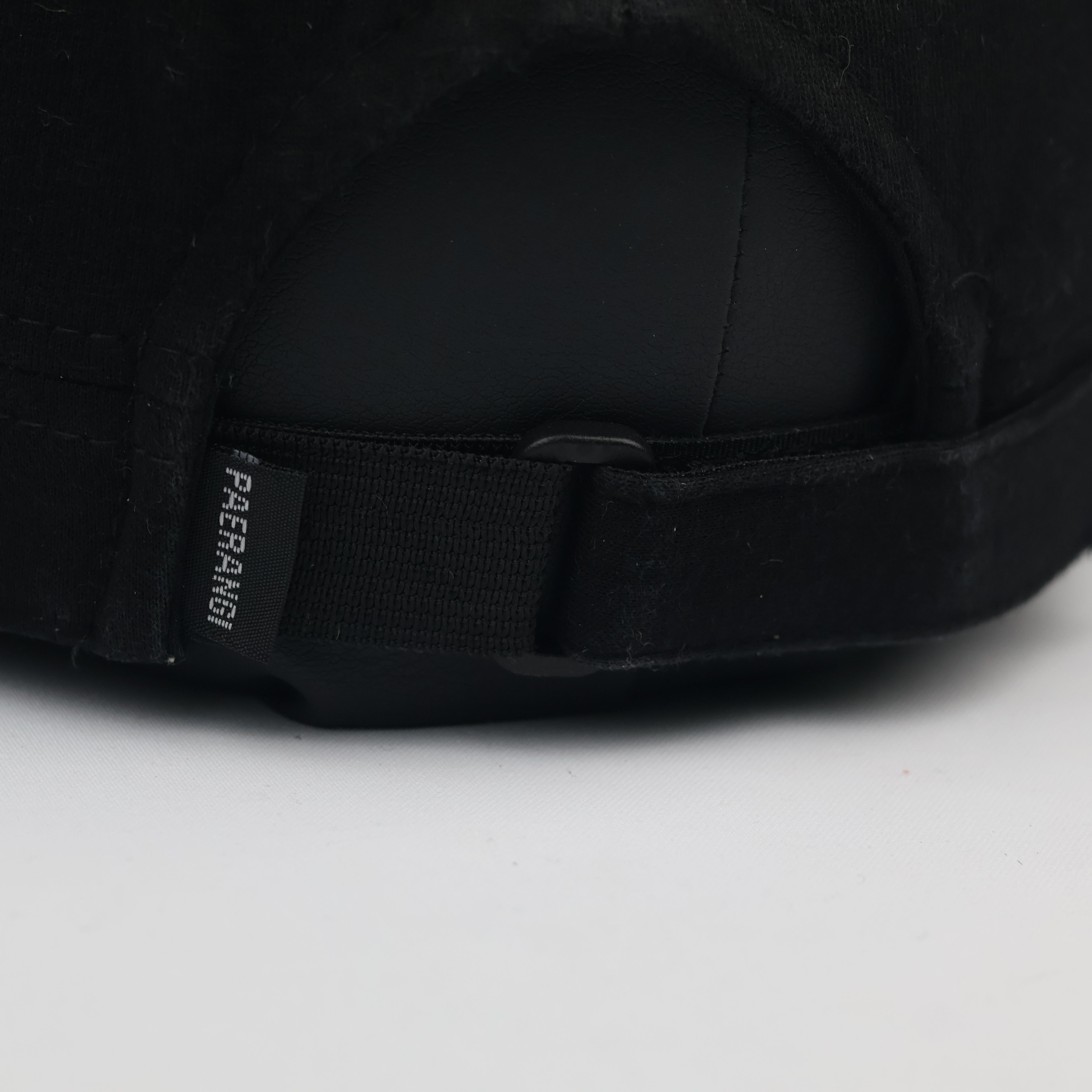 Thrifted Paerang-i Korean Design Black Patrol Cadet Hat