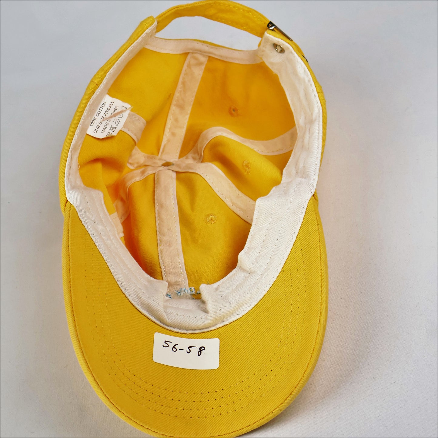 Yellow Cotton Dad Cap "ALL DAY PLAY HARD"