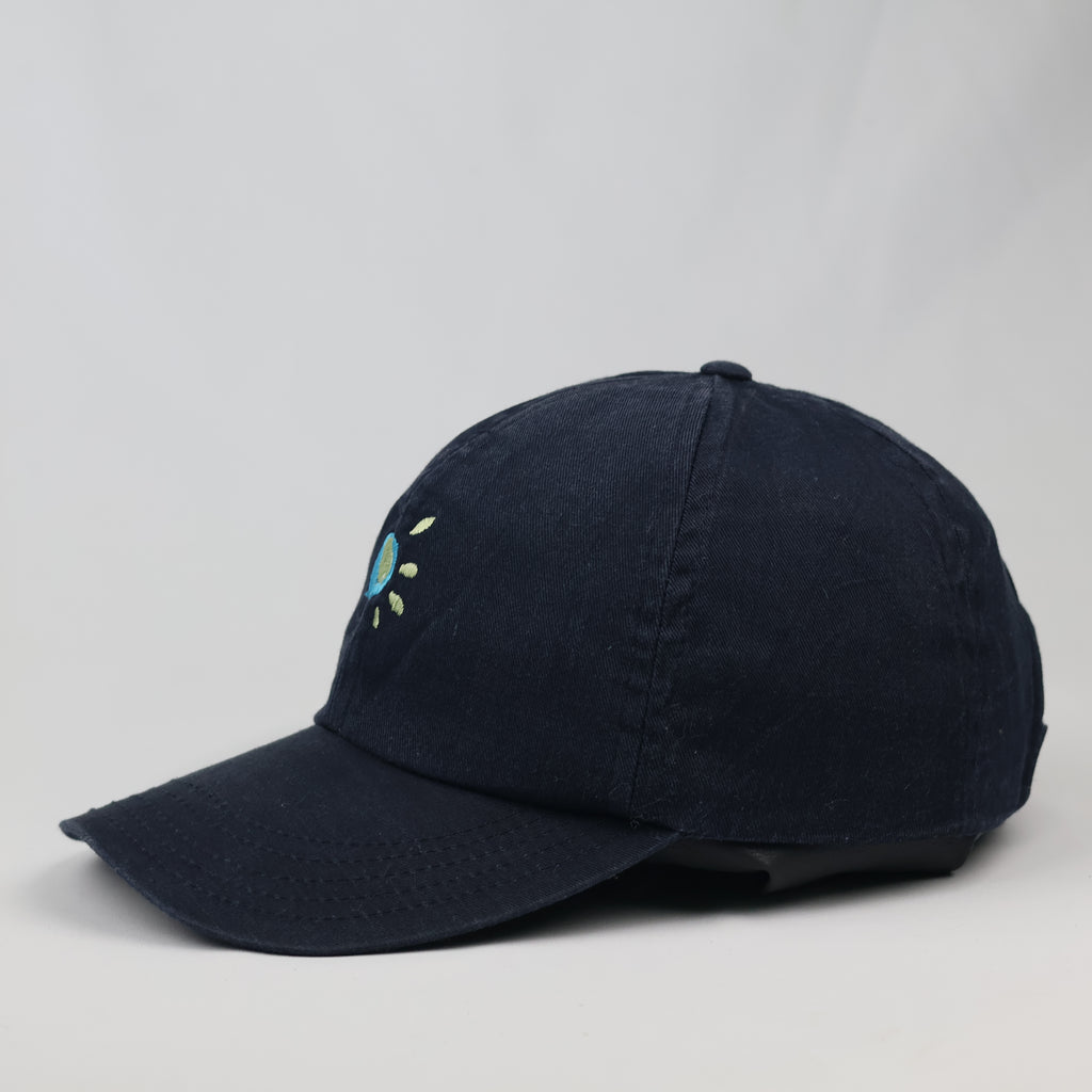 Thrifted Club Med Oyyo Embroidered Navy Cotton Dad Hat