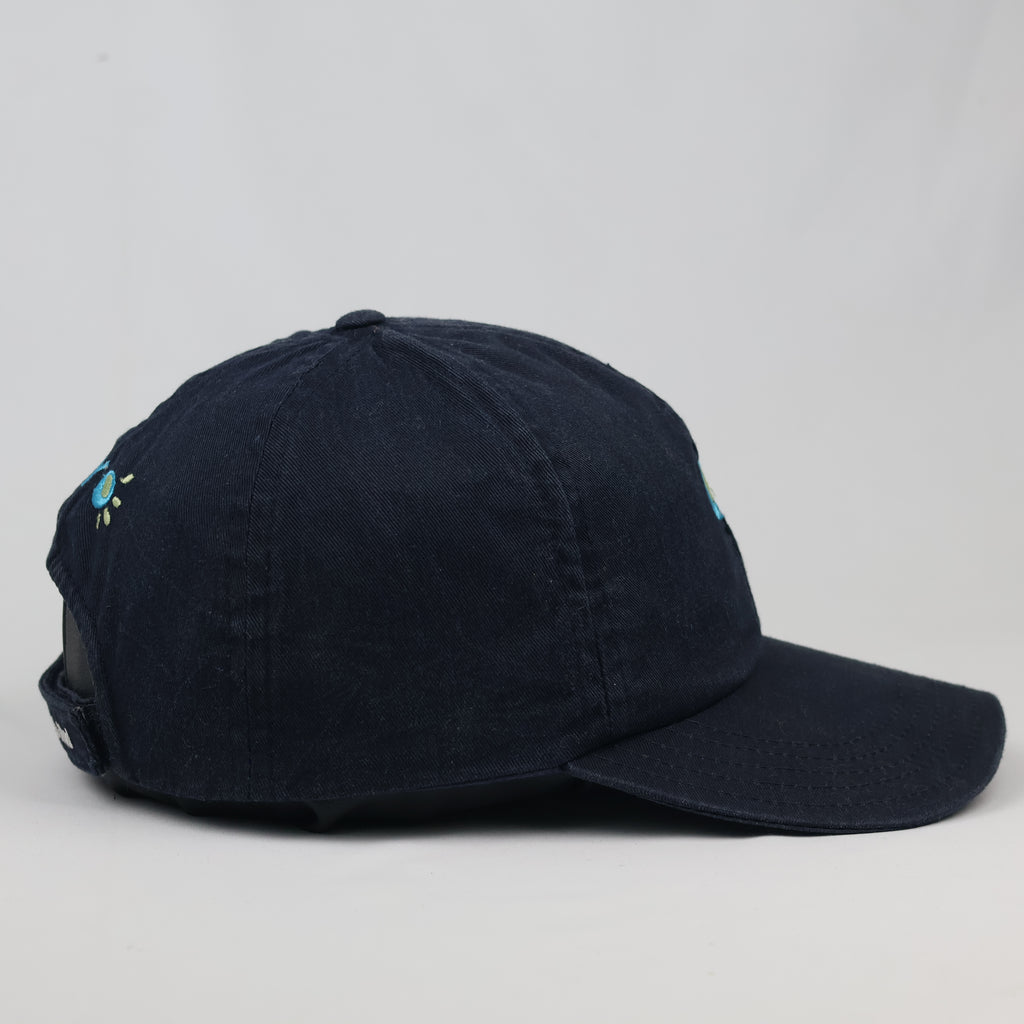 Thrifted Club Med Oyyo Embroidered Navy Cotton Dad Hat