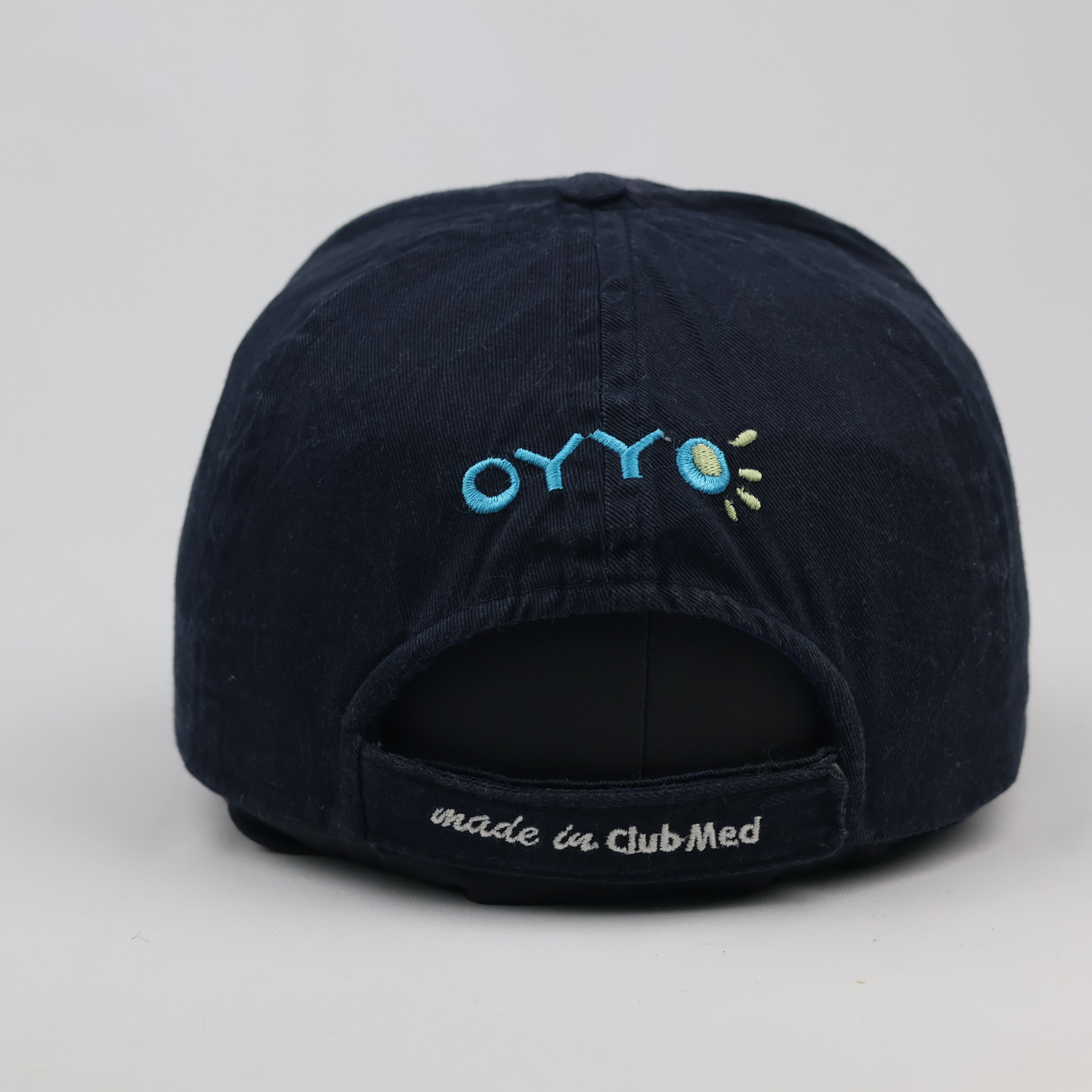 Thrifted Club Med Oyyo Embroidered Navy Cotton Dad Hat