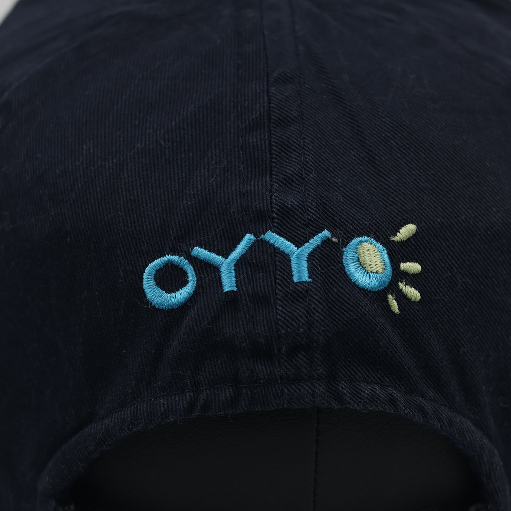 Thrifted Club Med Oyyo Embroidered Navy Cotton Dad Hat