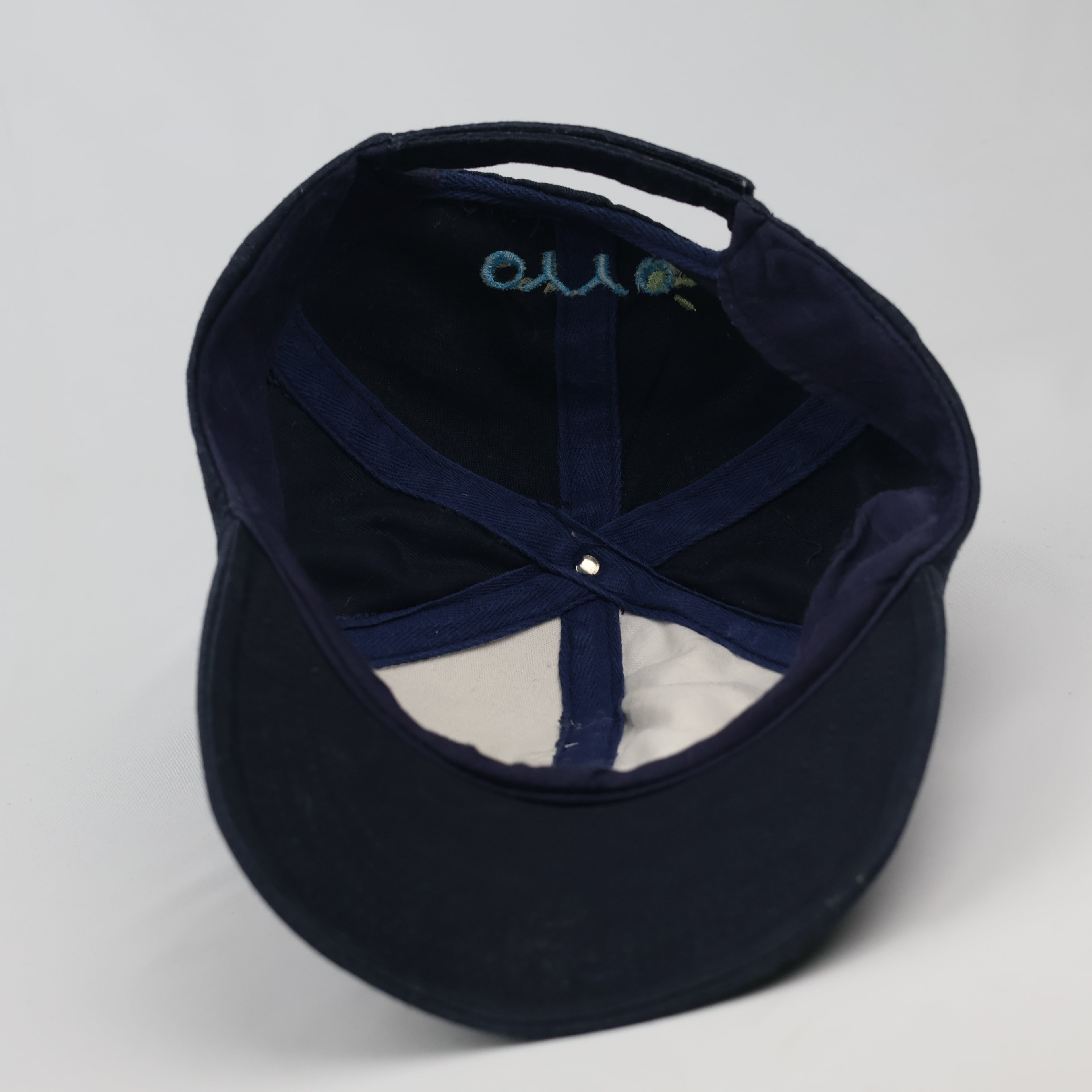 Thrifted Club Med Oyyo Embroidered Navy Cotton Dad Hat
