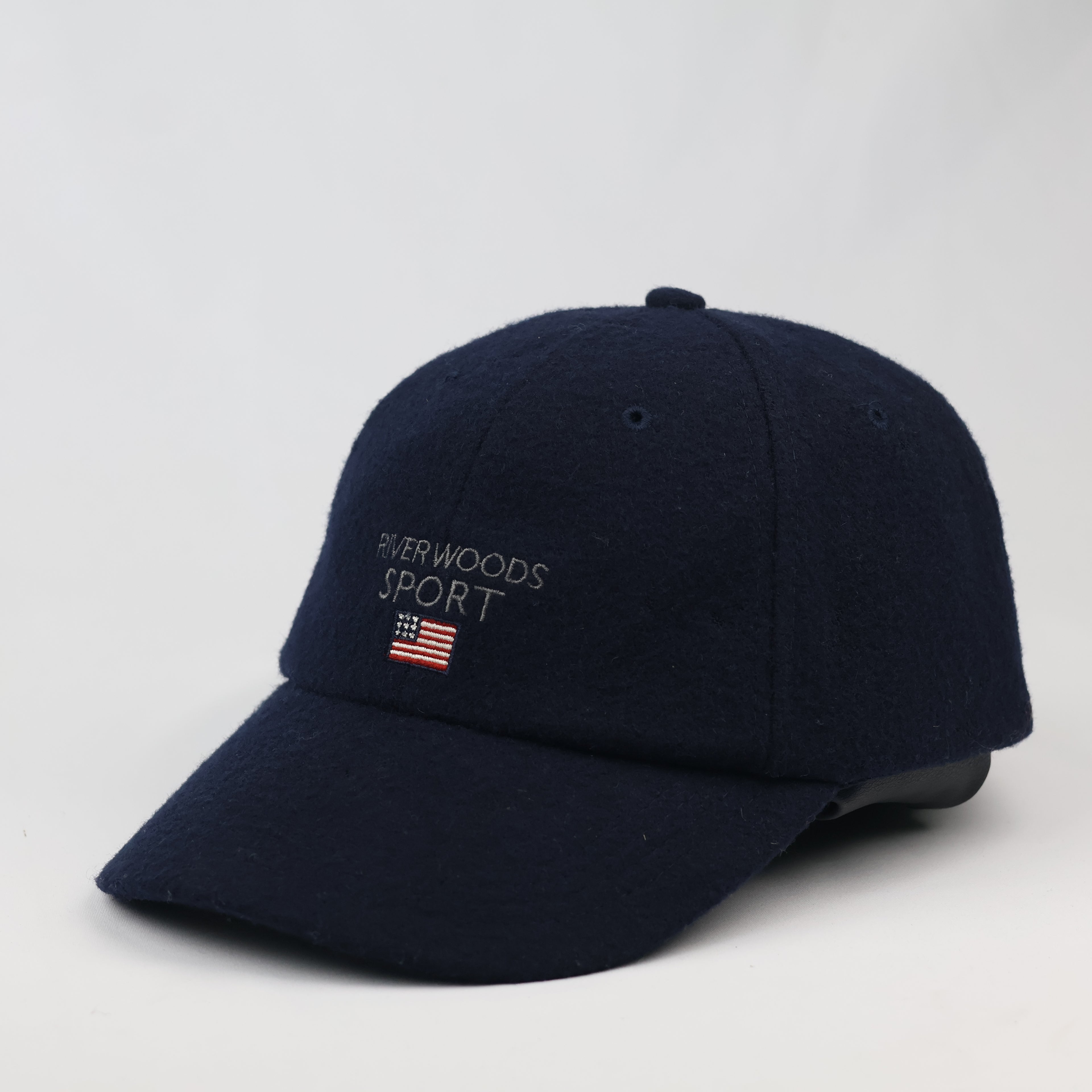 Thrifted River Woods North Eastern Suppliers Wool Dad Hat