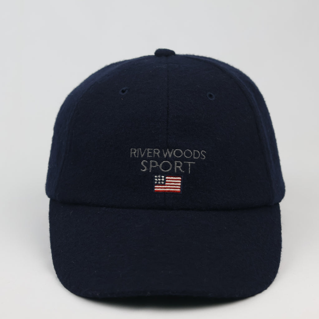Thrifted River Woods North Eastern Suppliers Wool Dad Hat