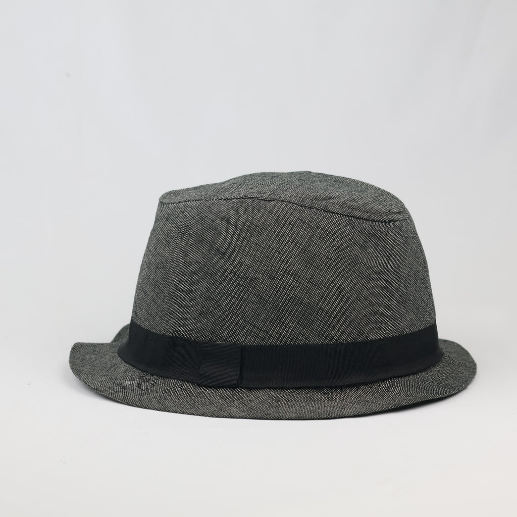 Thrifted H&M Classic Charcoal Grey Unstructured Fedora Cap