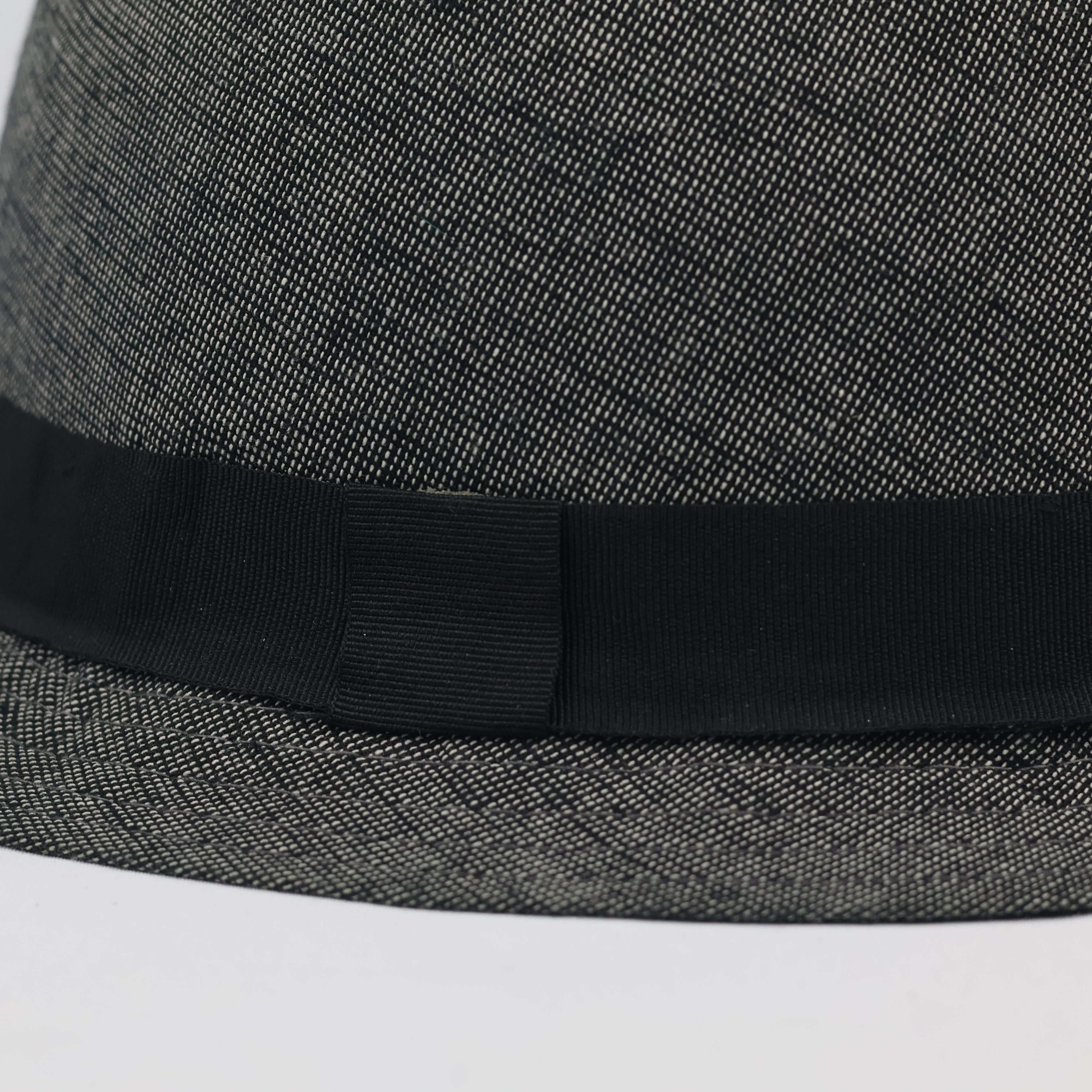 Thrifted H&M Classic Charcoal Grey Unstructured Fedora Cap