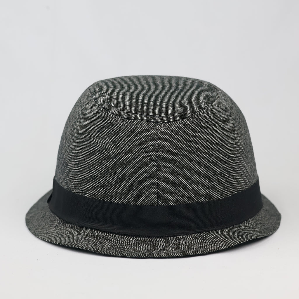 Thrifted H&M Classic Charcoal Grey Unstructured Fedora Cap