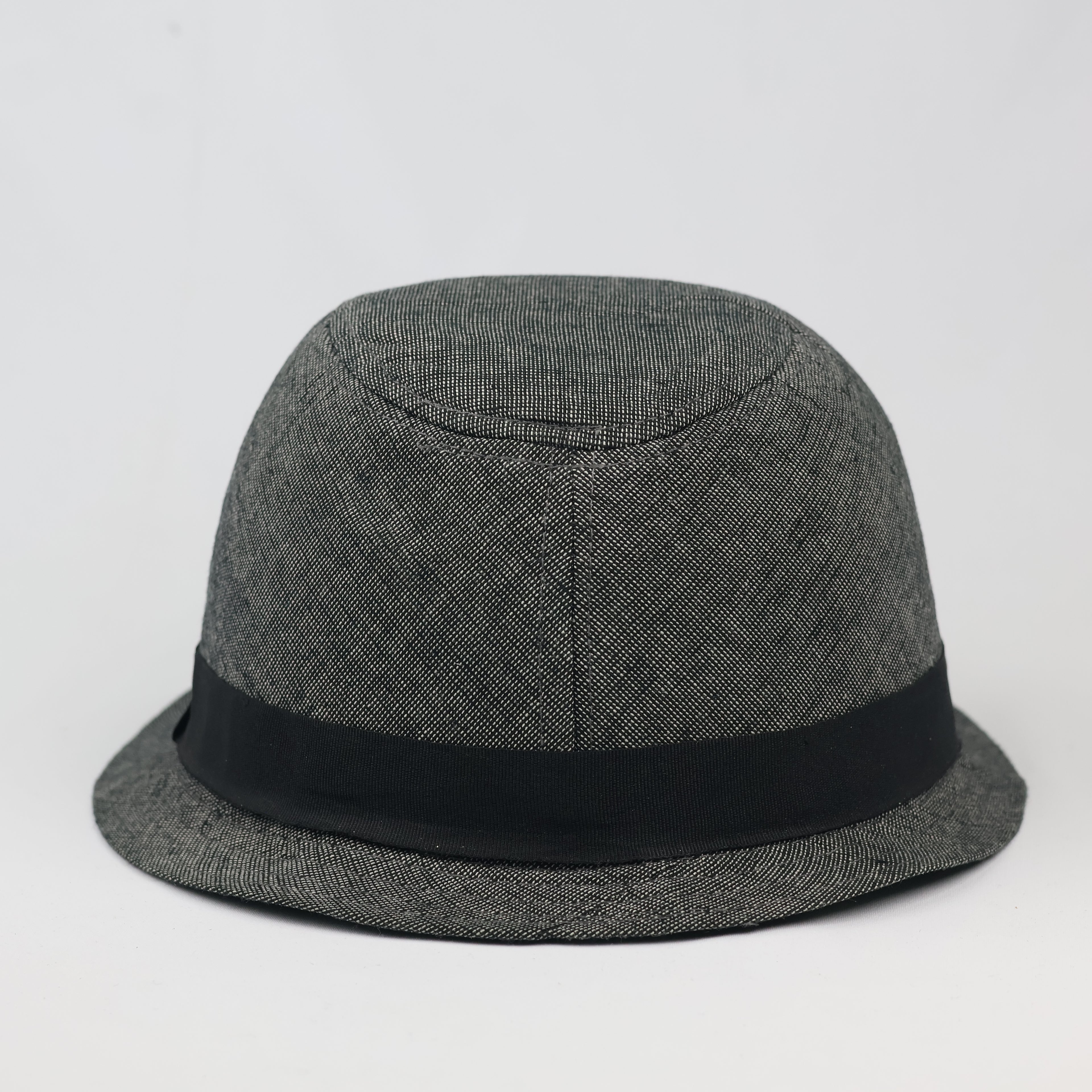 Thrifted H&M Classic Charcoal Grey Unstructured Fedora Cap