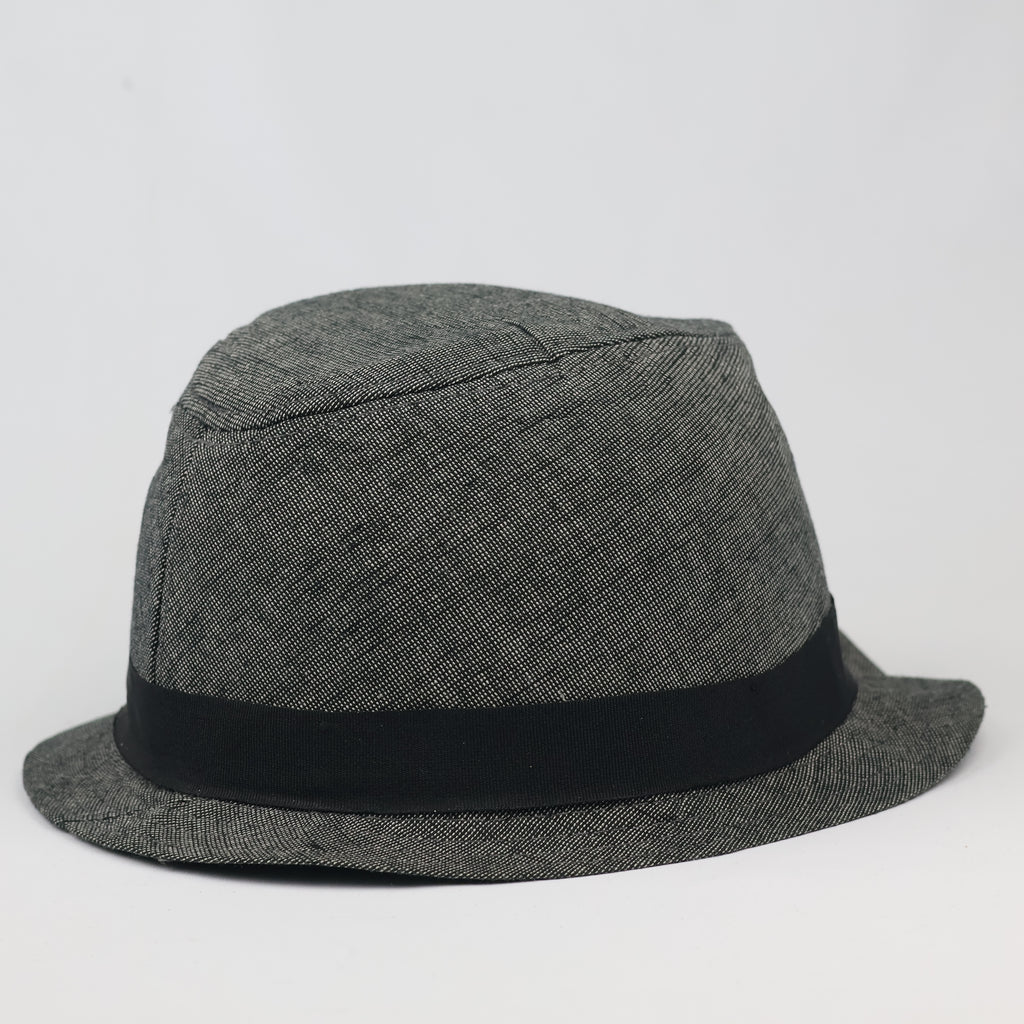 Thrifted H&M Classic Charcoal Grey Unstructured Fedora Cap