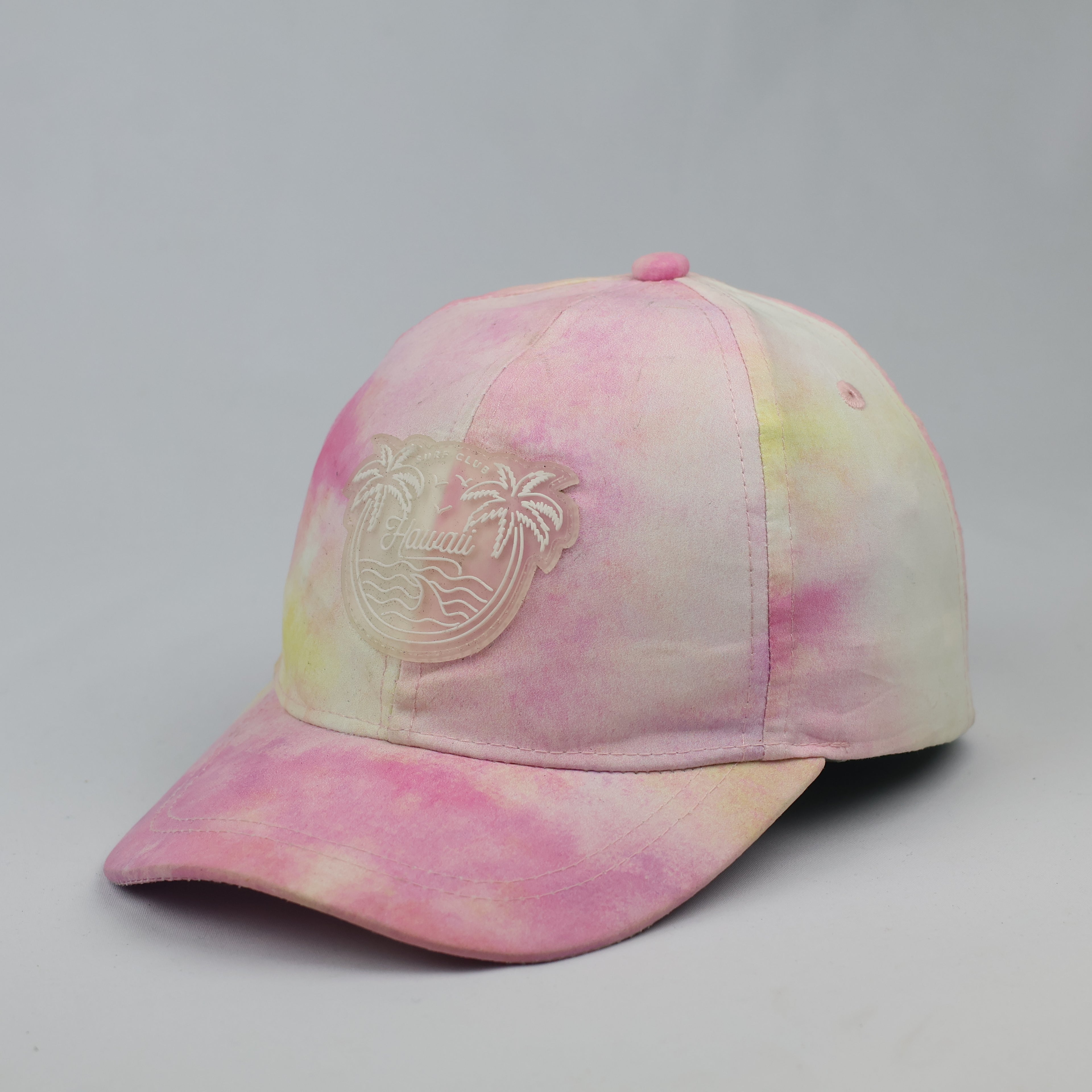 Thrifted Orchestra Kids Pink Pastel Tropical Hawaii Hat